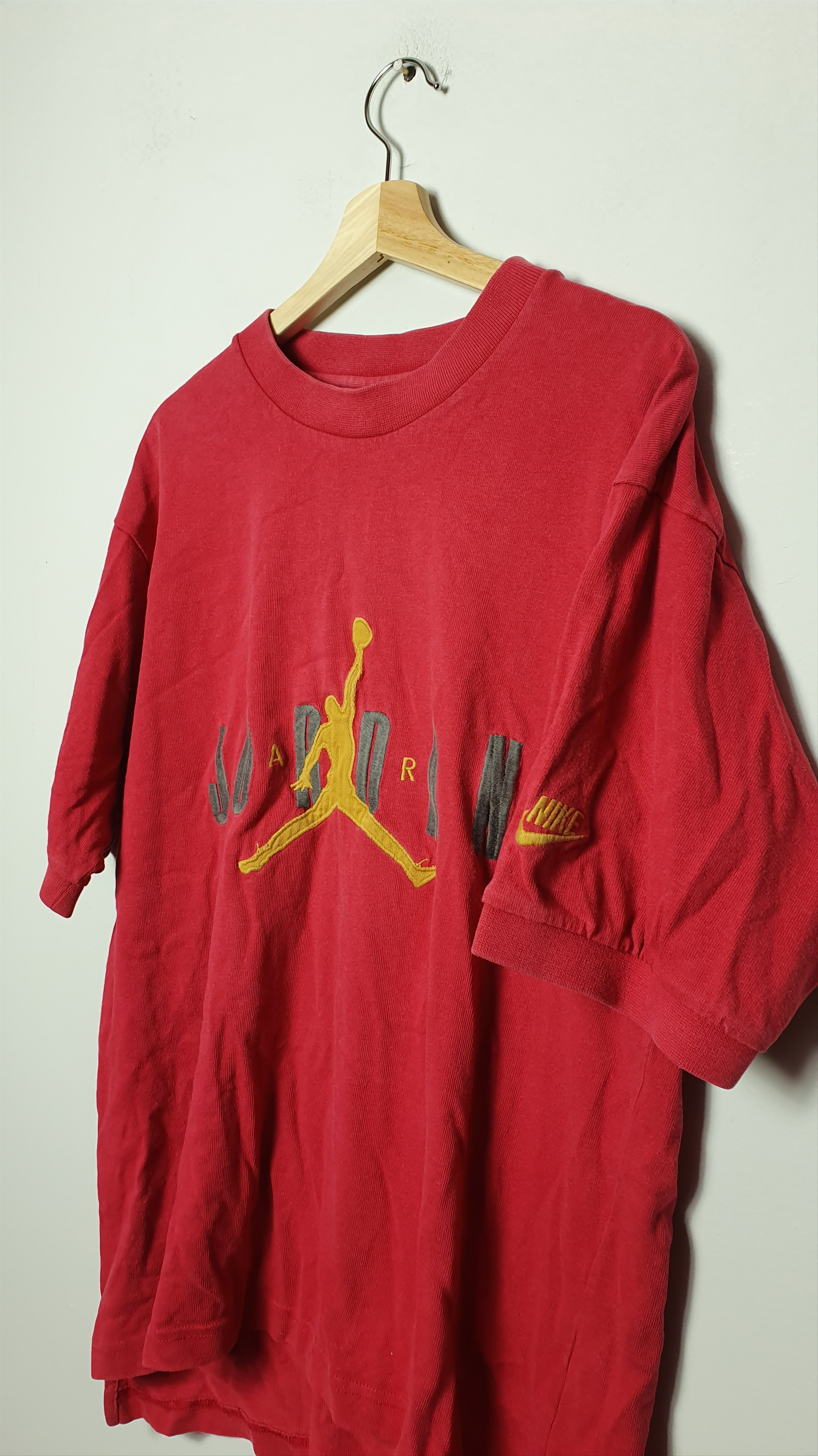 Jordan Brand × Nike × Vintage Nike Jordan Air 90s 80s T-shirt Vintage Size US L / EU 52-54 / 3 - 4 Thumbnail