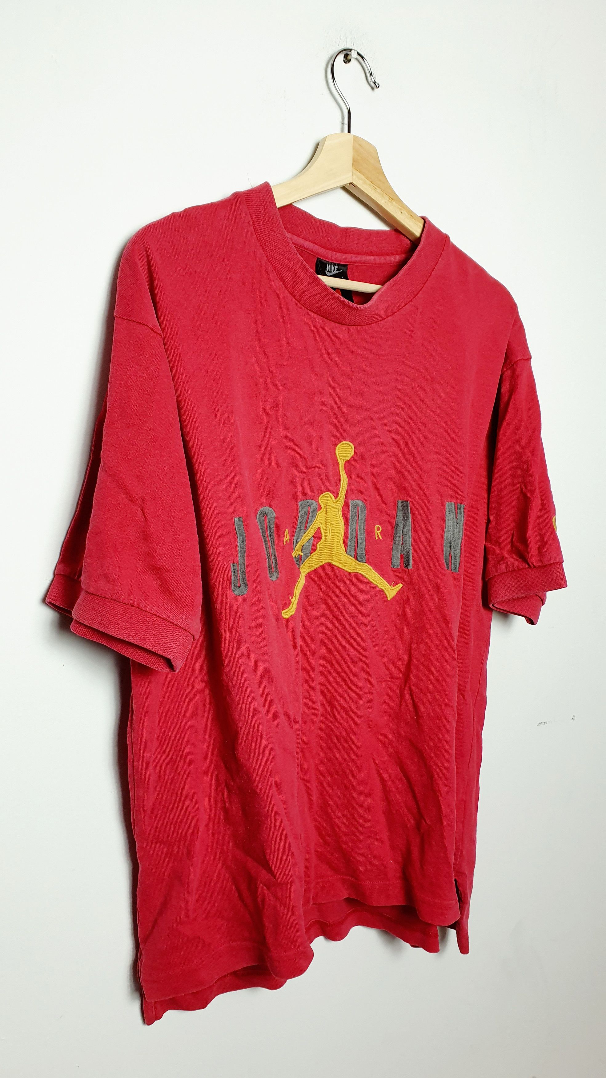 Jordan Brand × Nike × Vintage Nike Jordan Air 90s 80s T-shirt Vintage Size US L / EU 52-54 / 3 - 6 Thumbnail