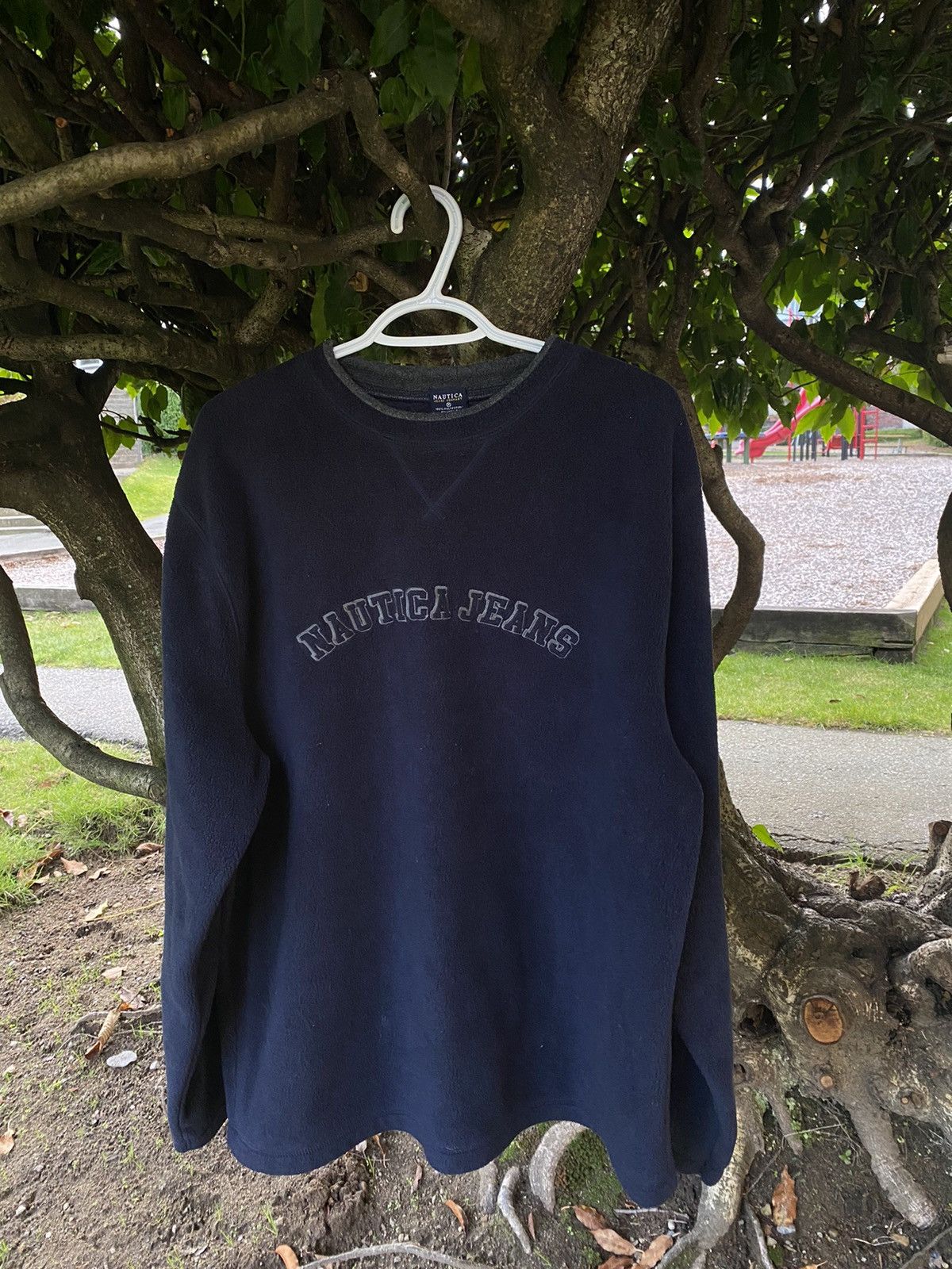 Nautica × Vintage VINTAGE 90s NAUTICA FLEECE Size US XL / EU 56 / 4 - 1 Thumbnail