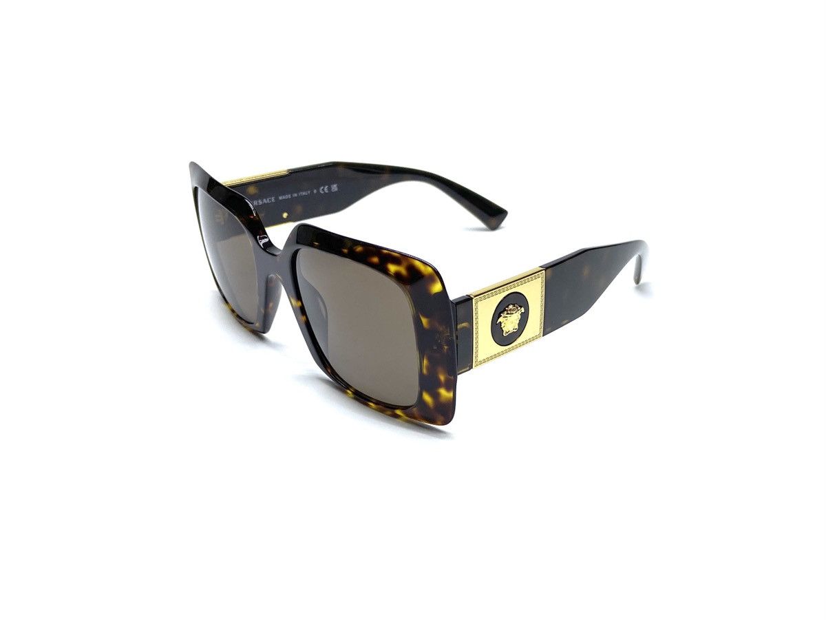 Vintage MEDUSA LOGO SQUARE TORTOISE SUNGLASSES Grailed