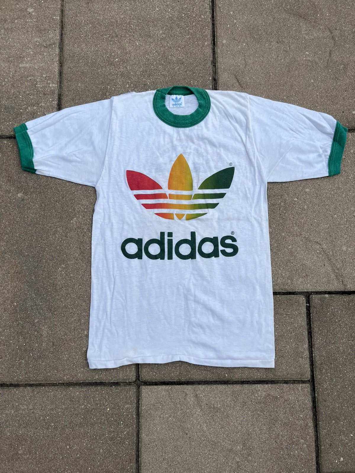 Vintage adidas clearance ringer t shirt