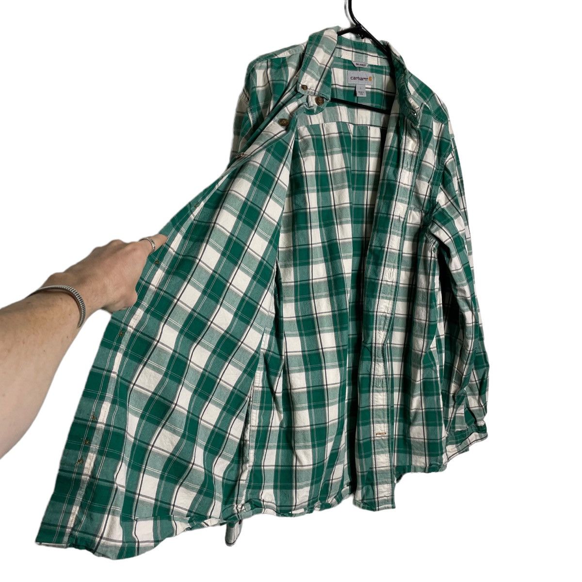 Carhartt × Vintage Carhartt flannel button up shirt Size US L / EU 52-54 / 3 - 5 Thumbnail