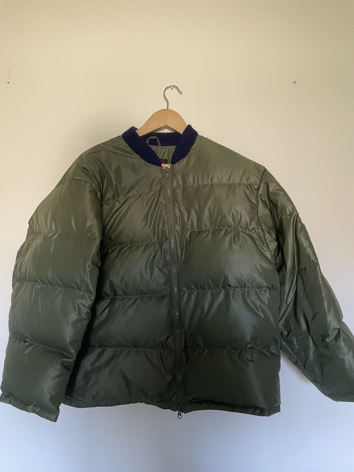 Vintage Vintage Green Turtle Shell puffer Jacket Size US L / EU 52-54 / 3 - 1 Thumbnail