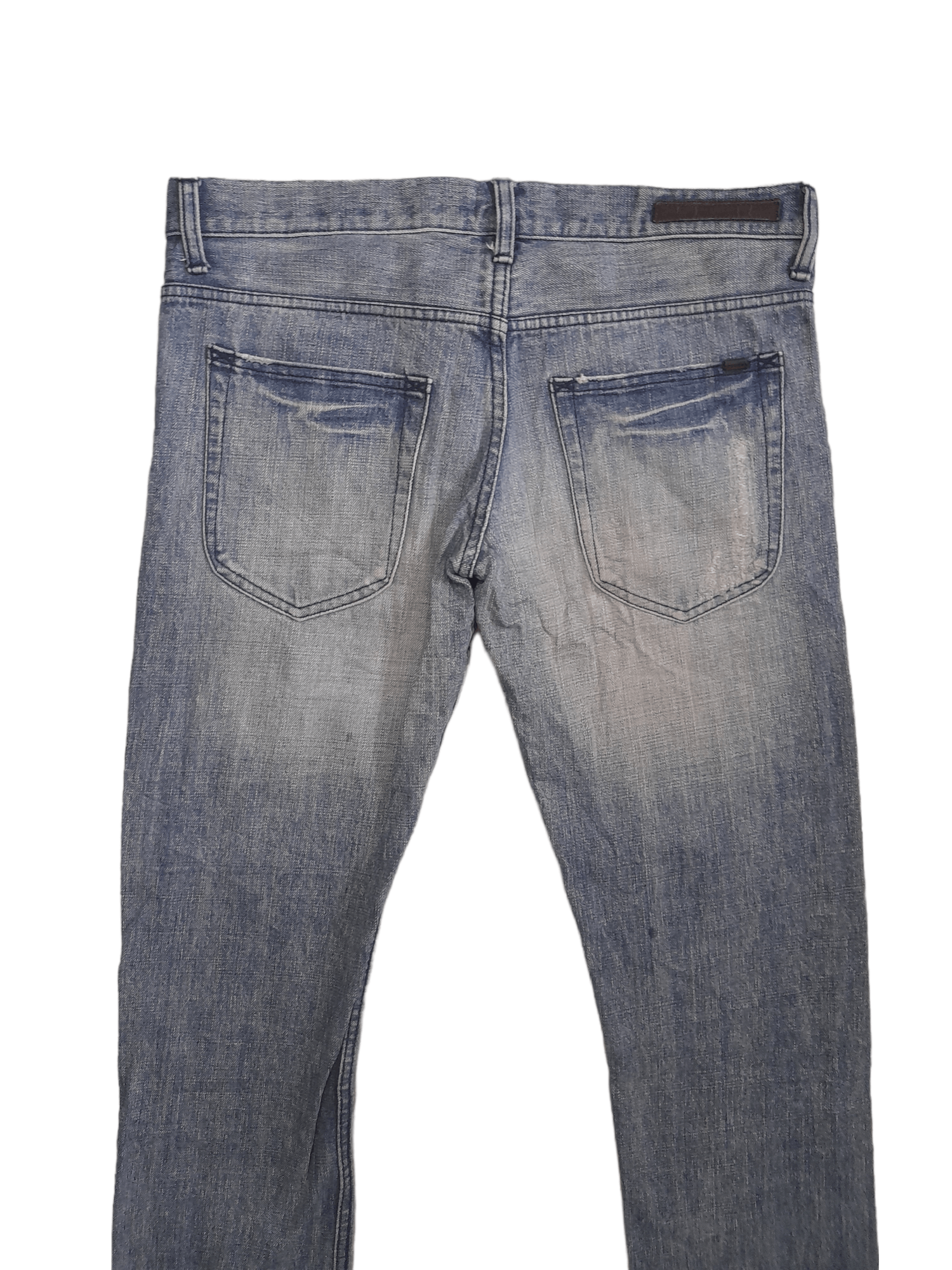 Japanese Brand AG Avant Guild Warehouse Japan Denim Distressed (E452) Size US 33 - 7 Thumbnail