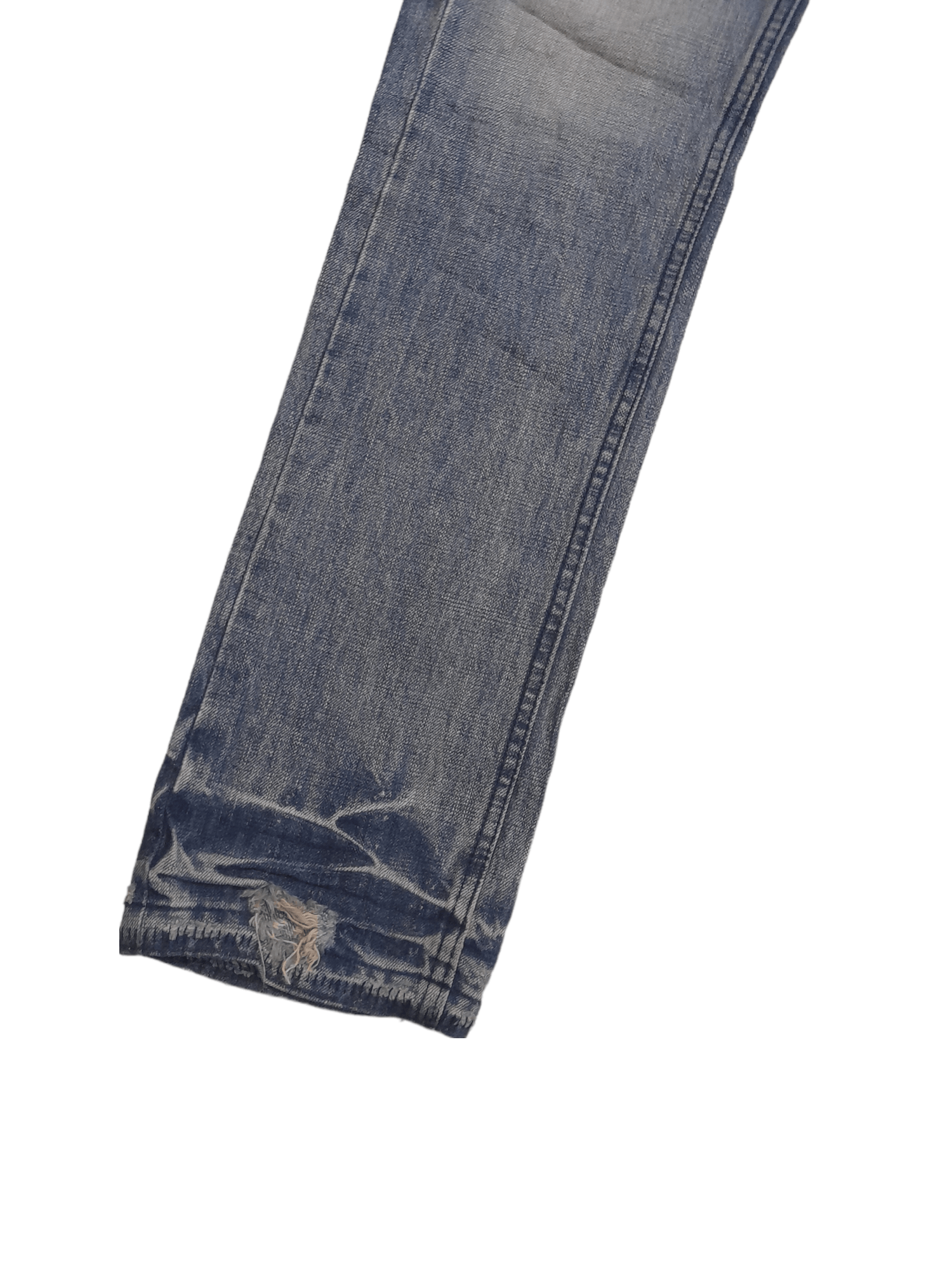 Japanese Brand AG Avant Guild Warehouse Japan Denim Distressed (E452) Size US 33 - 2 Thumbnail