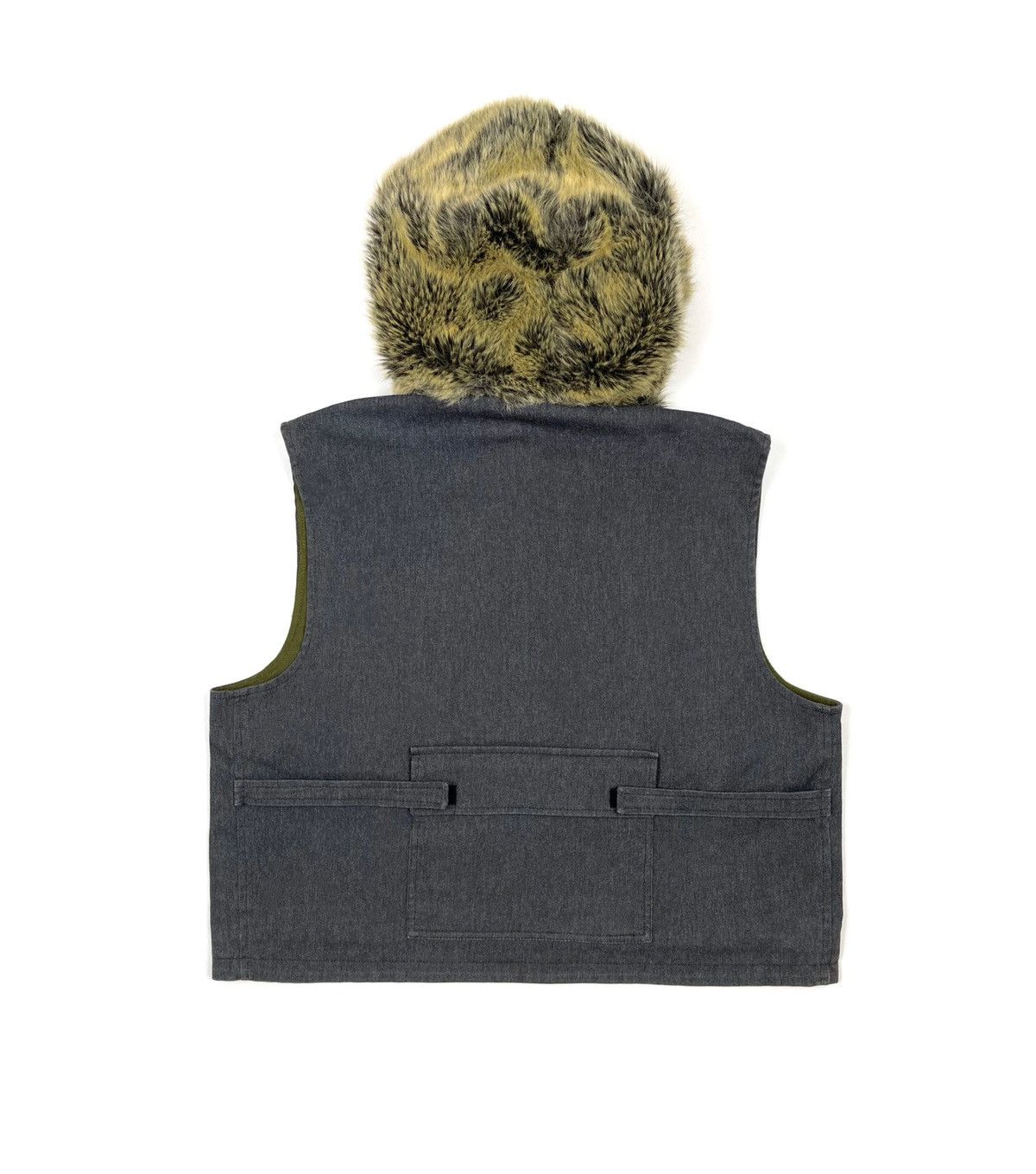 Dolce & Gabbana × Vintage Dolce & Gabbana Vintage Multi Pocket Sheepskin Hooded Vest Size US L / EU 52-54 / 3 - 2 Thumbnail