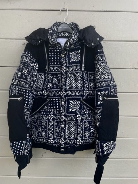 Sacai Sacai x Reyn Spooner Ltd Edition Down Puffer Bandana Jacket | Grailed