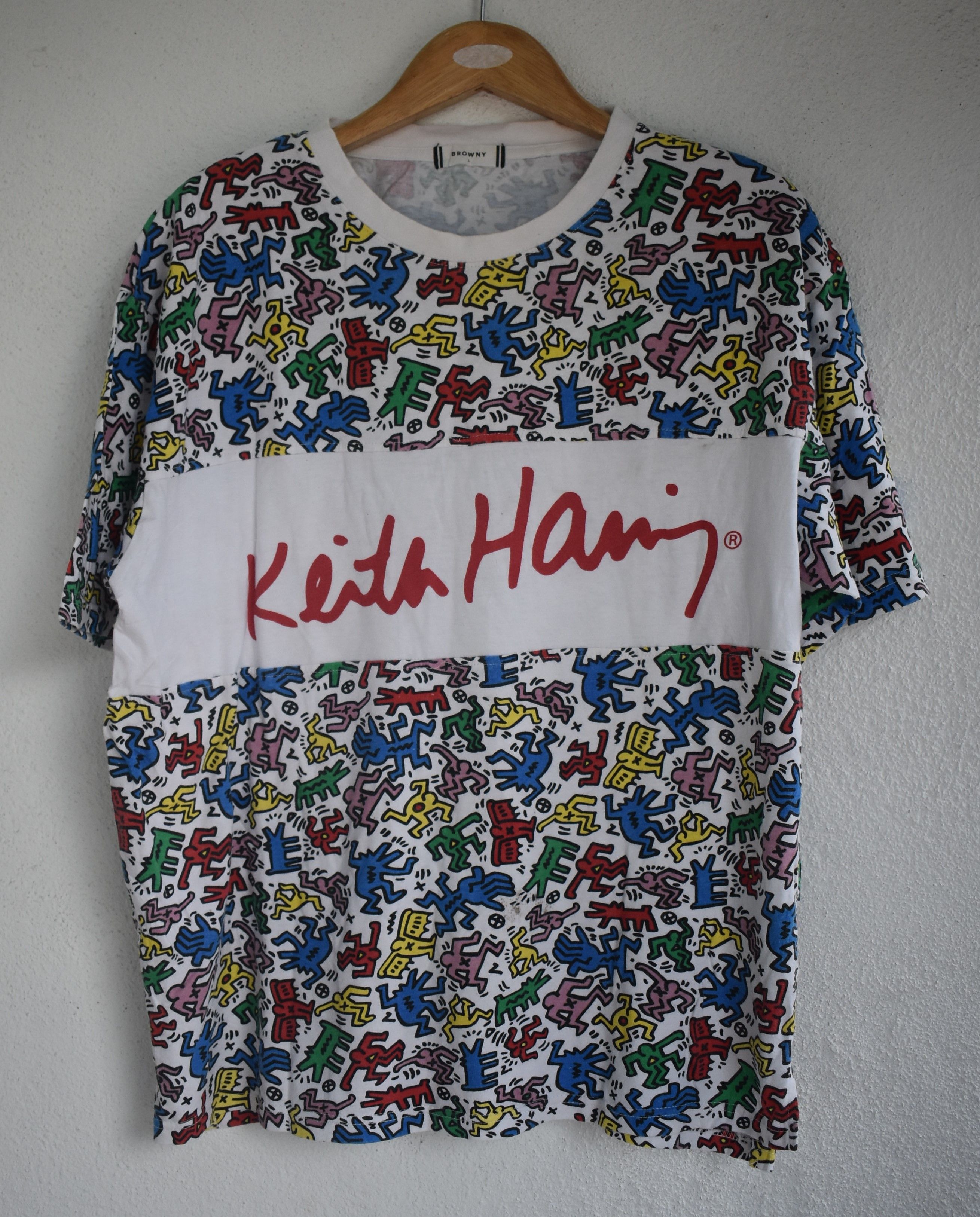 Keith Haring KEITH HARING FULL PRINT T-SHIRT RARE Size US L / EU 52-54 / 3 - 1 Thumbnail