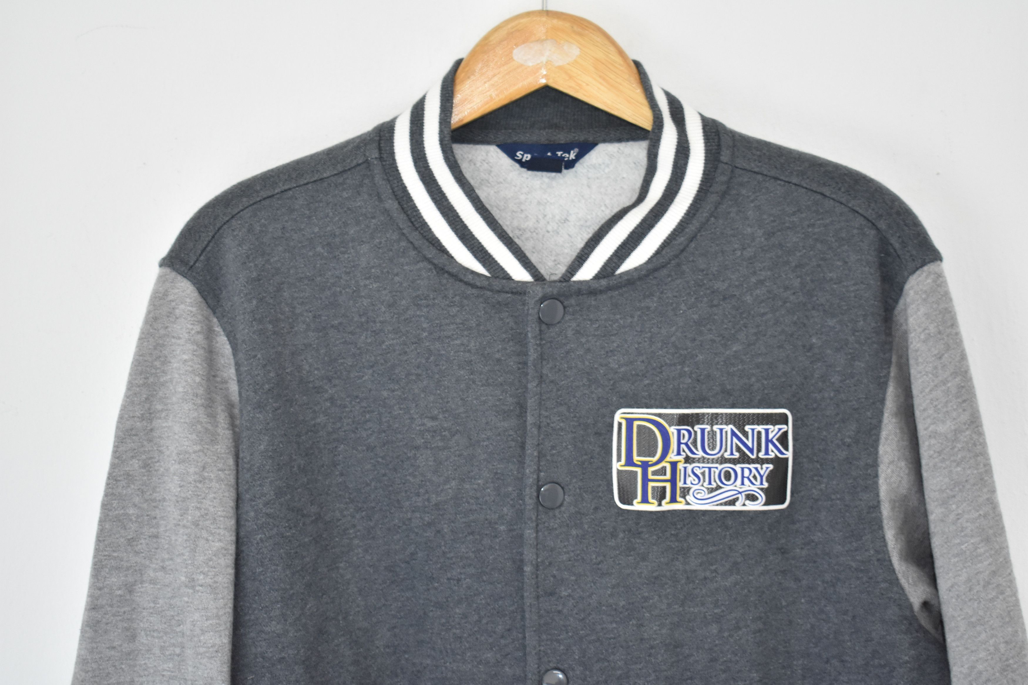 Japanese Brand Drunk Histoy Varsity Jacket Size US S / EU 44-46 / 1 - 2 Thumbnail