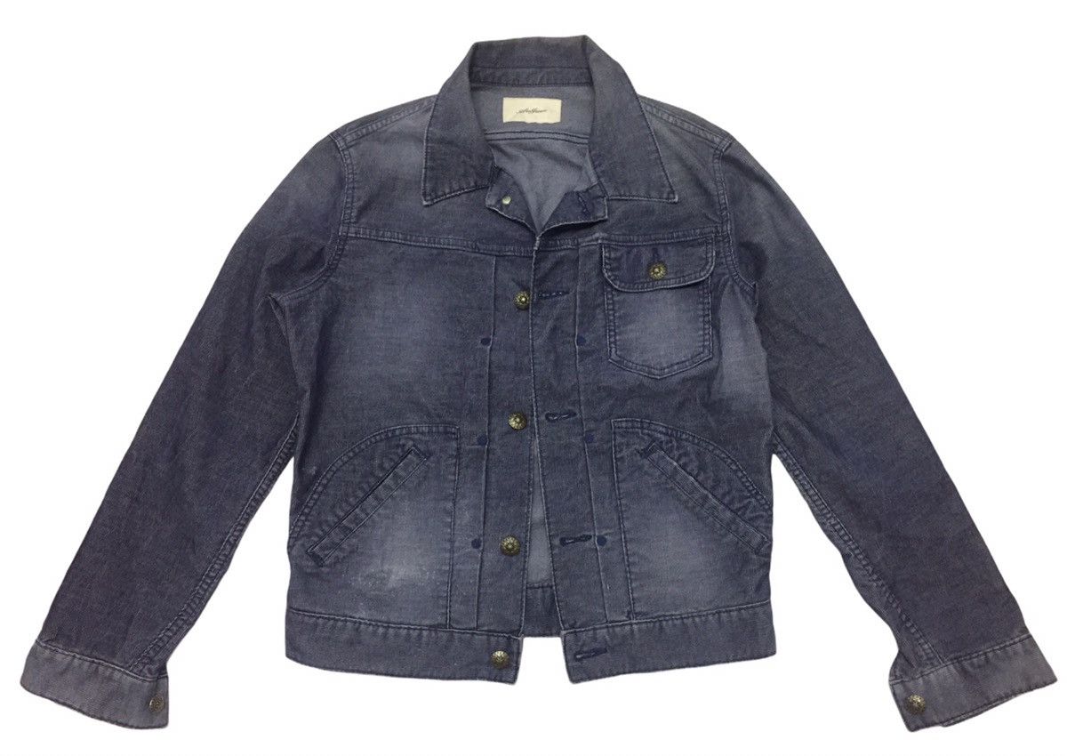 Japanese Brand SeaGreen - Corduroy Truckers Jacket Inspired by Kapital Size US S / EU 44-46 / 1 - 2 Thumbnail
