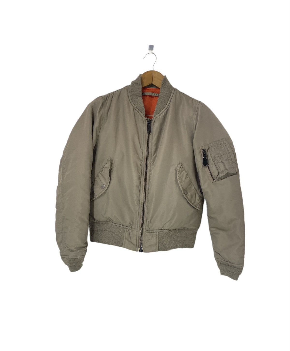 Avirex Avirex MA-1 Bomber Jacket Big Logo Design Size S / US 4 / IT 40 - 2 Thumbnail
