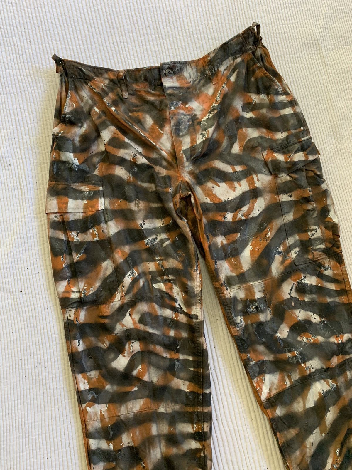 Handmade Best Tiger Camo U Nevr Seent Camo Pants Size US 34 / EU 50 - 2 Thumbnail