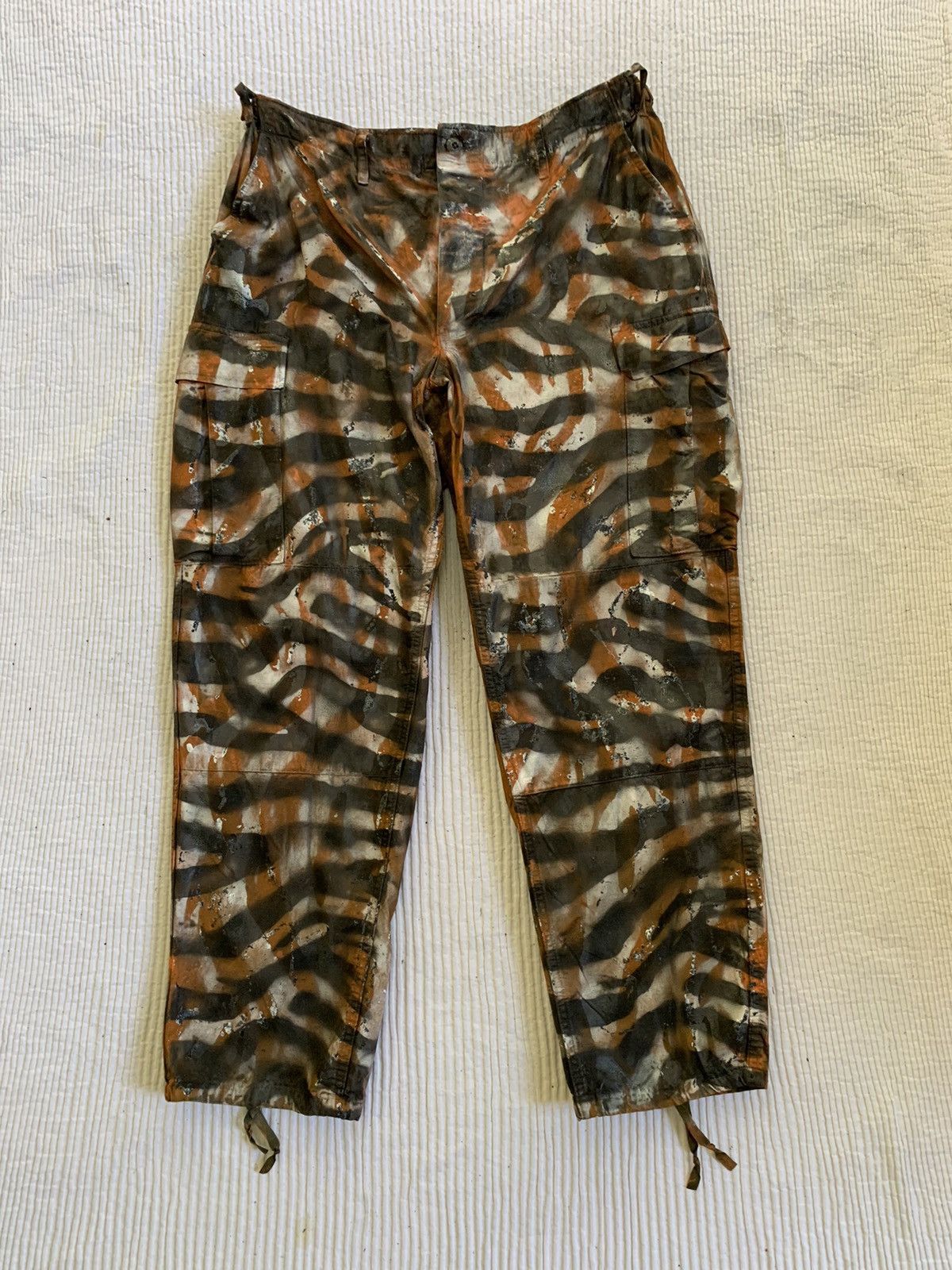Handmade Best Tiger Camo U Nevr Seent Camo Pants Size US 34 / EU 50 - 1 Thumbnail
