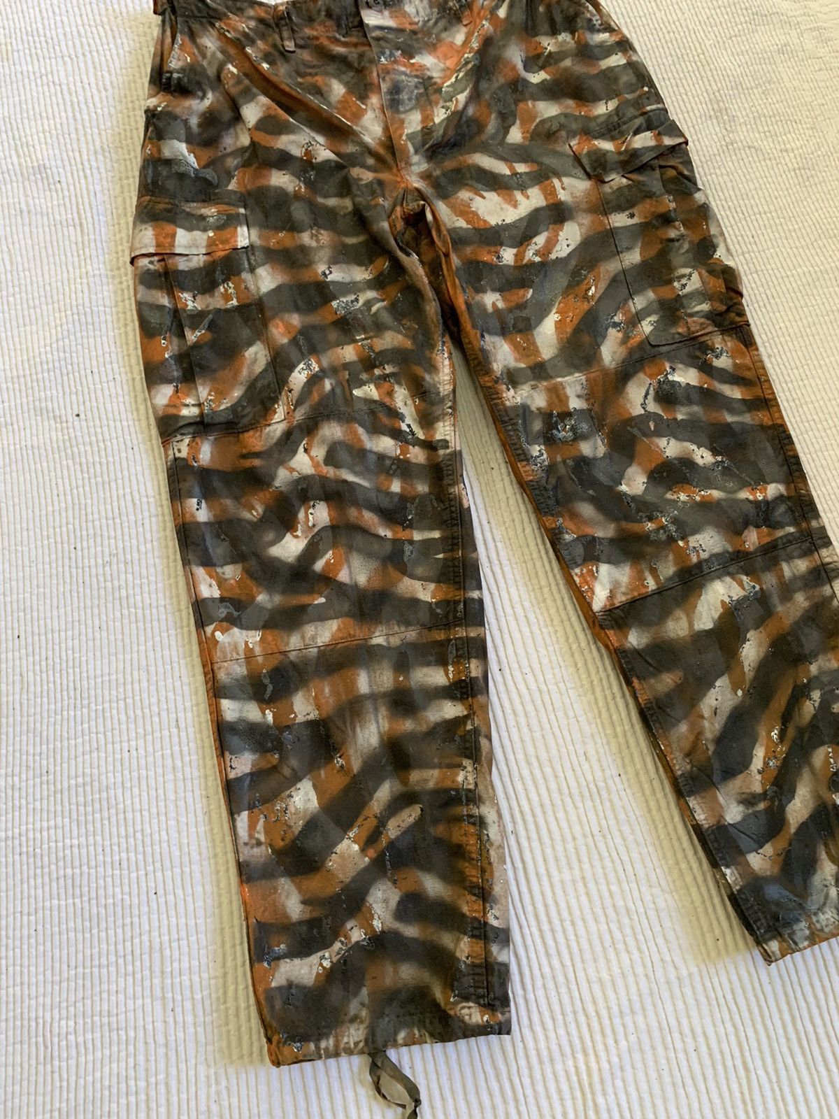 Handmade Best Tiger Camo U Nevr Seent Camo Pants Size US 34 / EU 50 - 3 Thumbnail