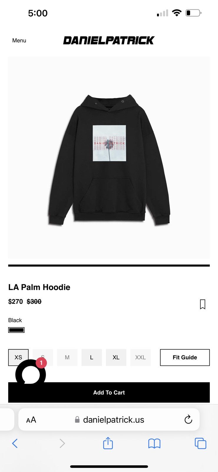 Daniel Patrick ✅ Daniel Patrick LA Palm Hoodie Size US M / EU 48-50 / 2 - 6 Thumbnail