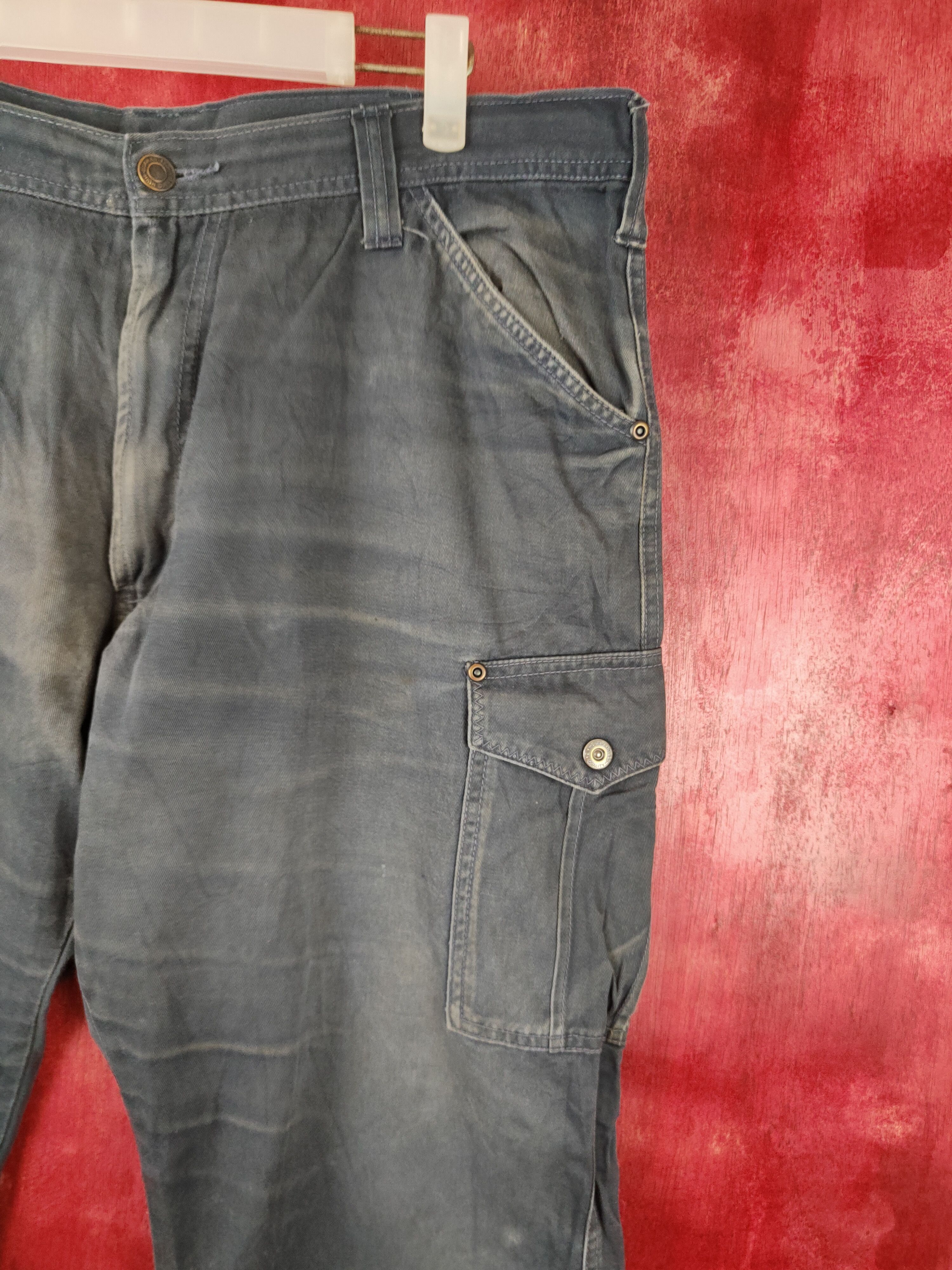 Japanese Brand × Vintage GW Dark Blue Multi Pocket Tactical Cargo Pants #S418 Size US 36 / EU 52 - 5 Thumbnail
