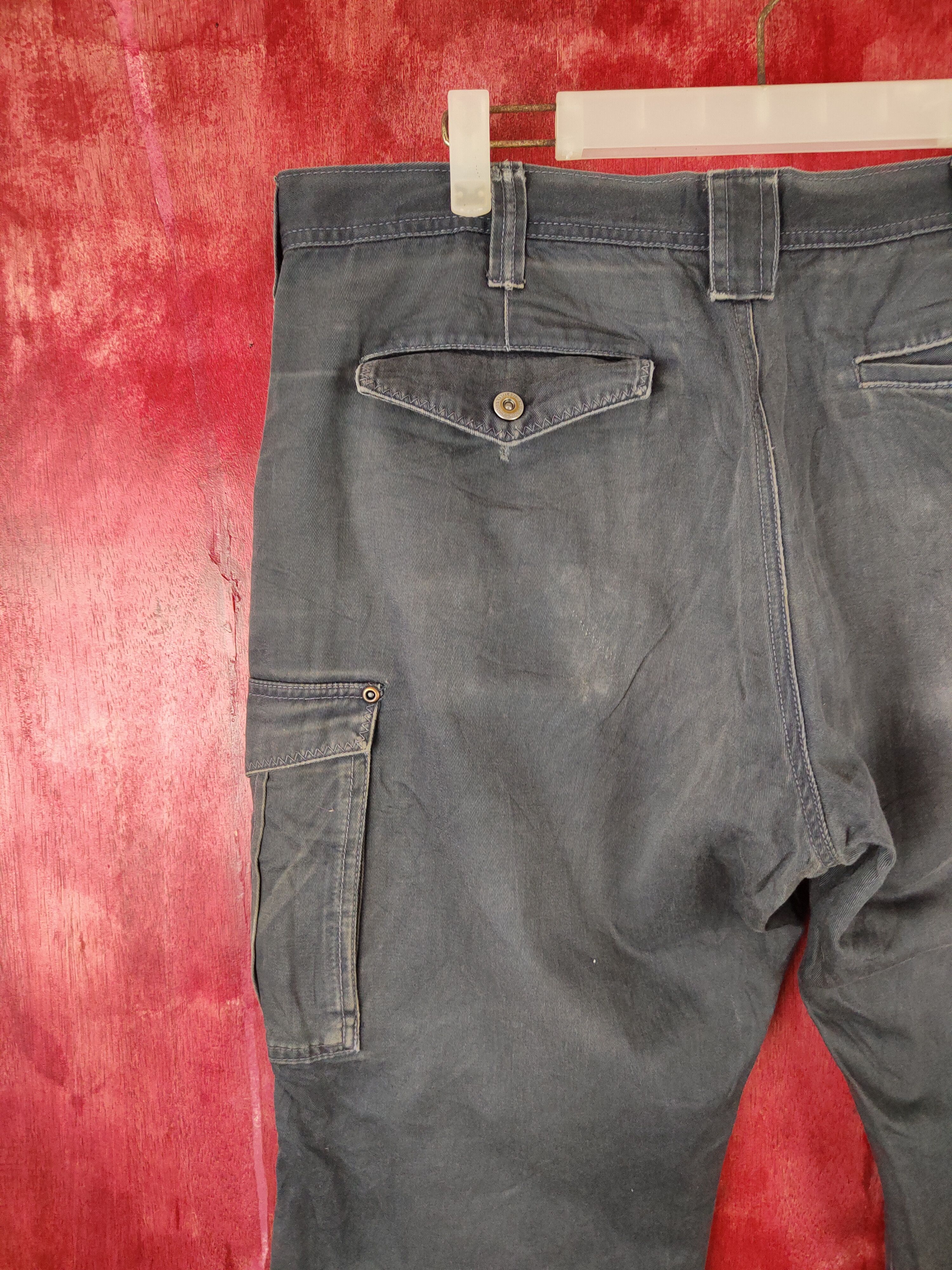 Japanese Brand × Vintage GW Dark Blue Multi Pocket Tactical Cargo Pants #S418 Size US 36 / EU 52 - 9 Thumbnail