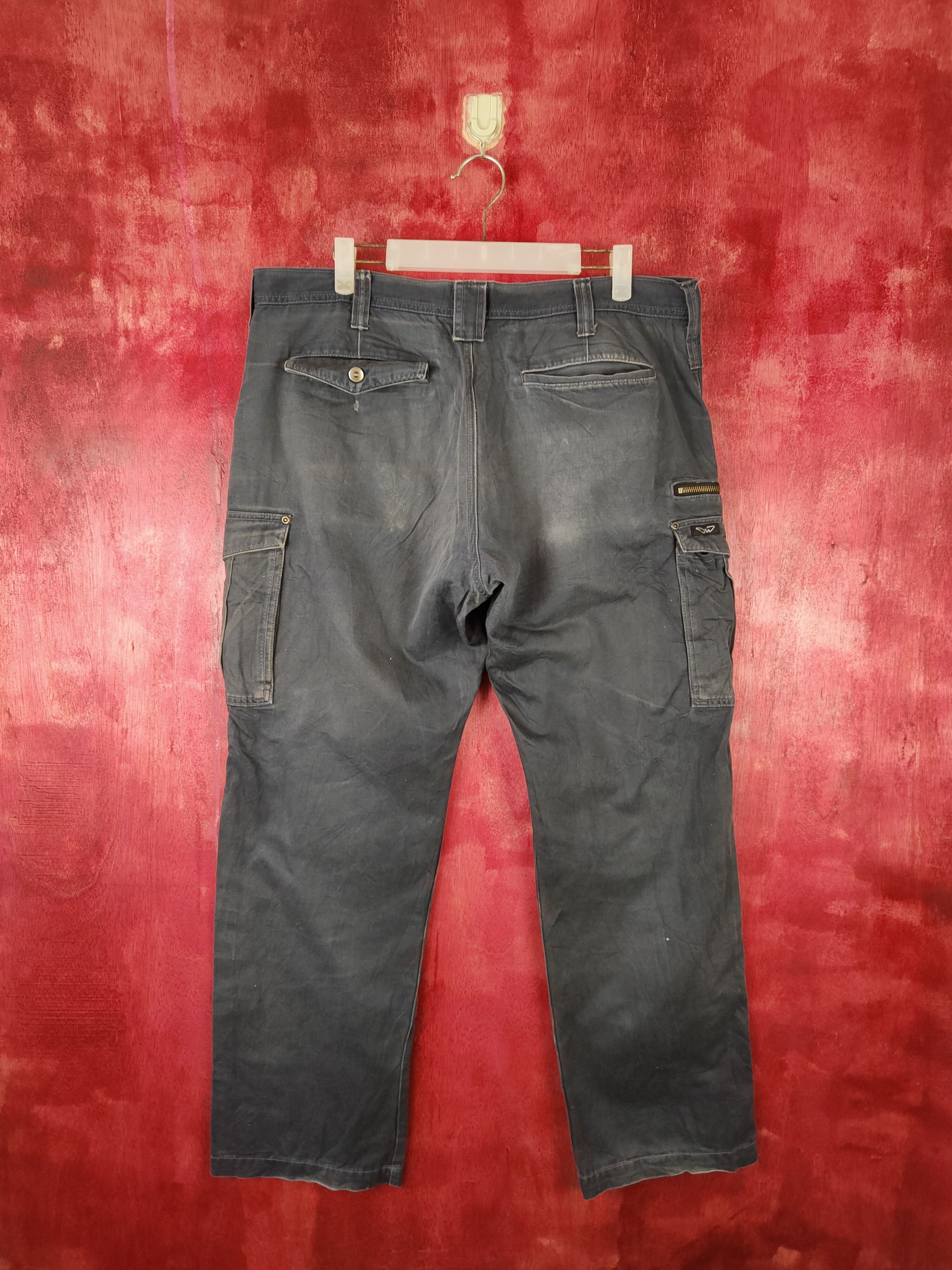 Japanese Brand × Vintage GW Dark Blue Multi Pocket Tactical Cargo Pants #S418 Size US 36 / EU 52 - 7 Thumbnail
