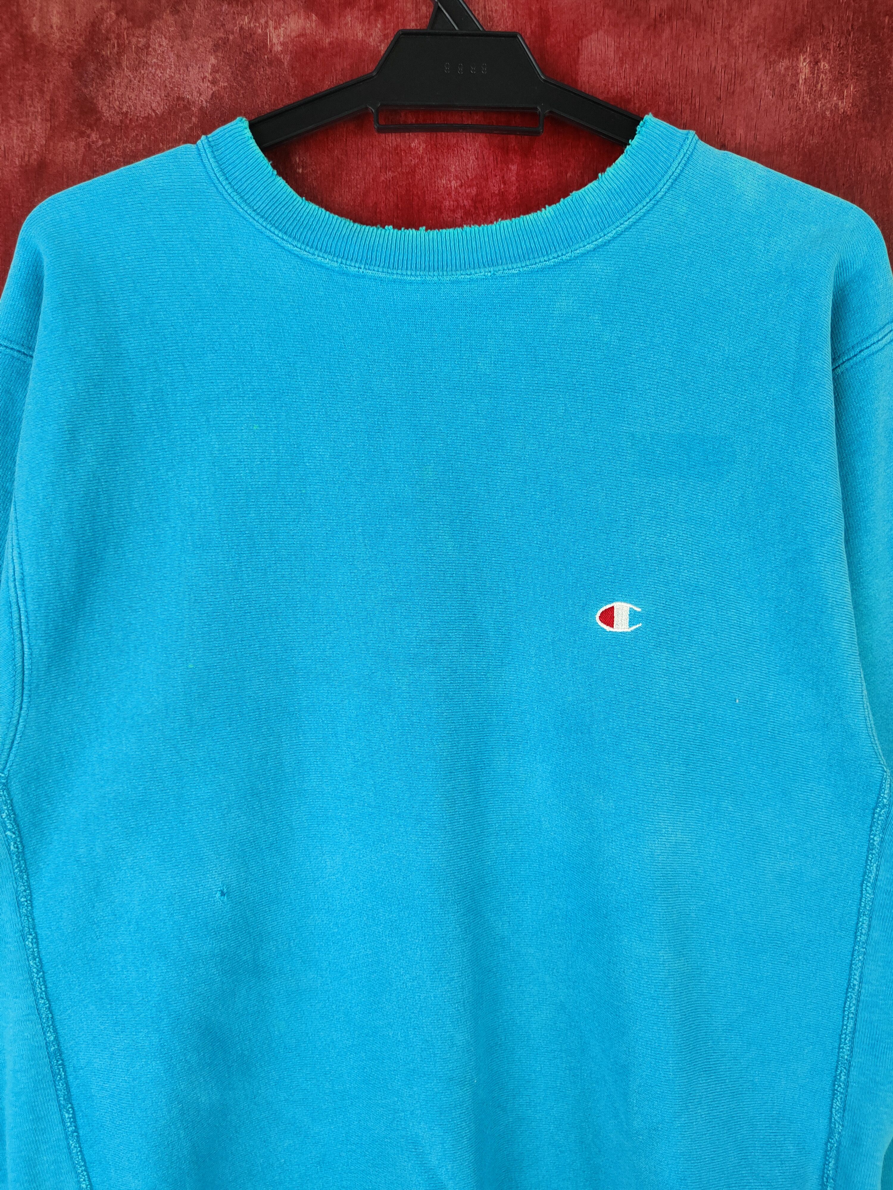 Champion Champion-Reverse Weave Light Blue Sweatshirt #5325 Size US L / EU 52-54 / 3 - 2 Thumbnail