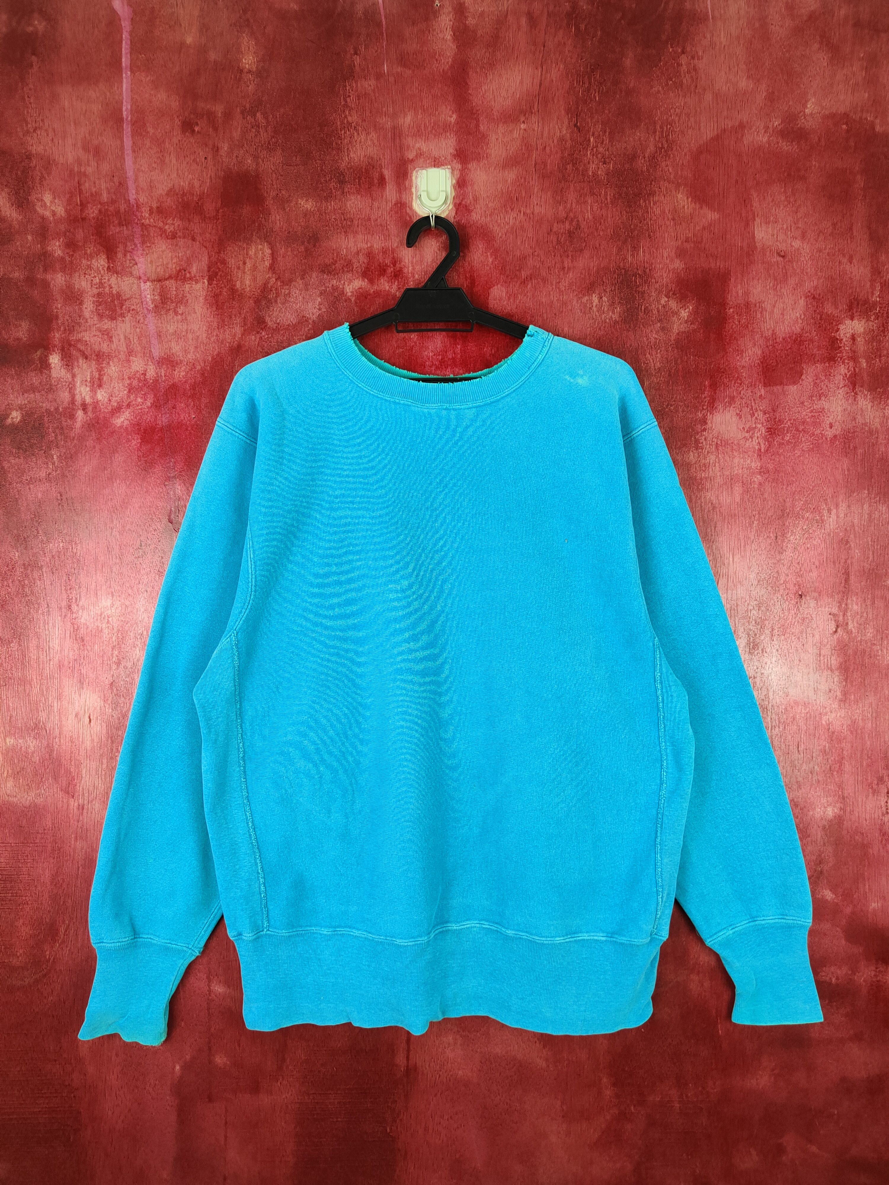 Champion Champion-Reverse Weave Light Blue Sweatshirt #5325 Size US L / EU 52-54 / 3 - 7 Thumbnail
