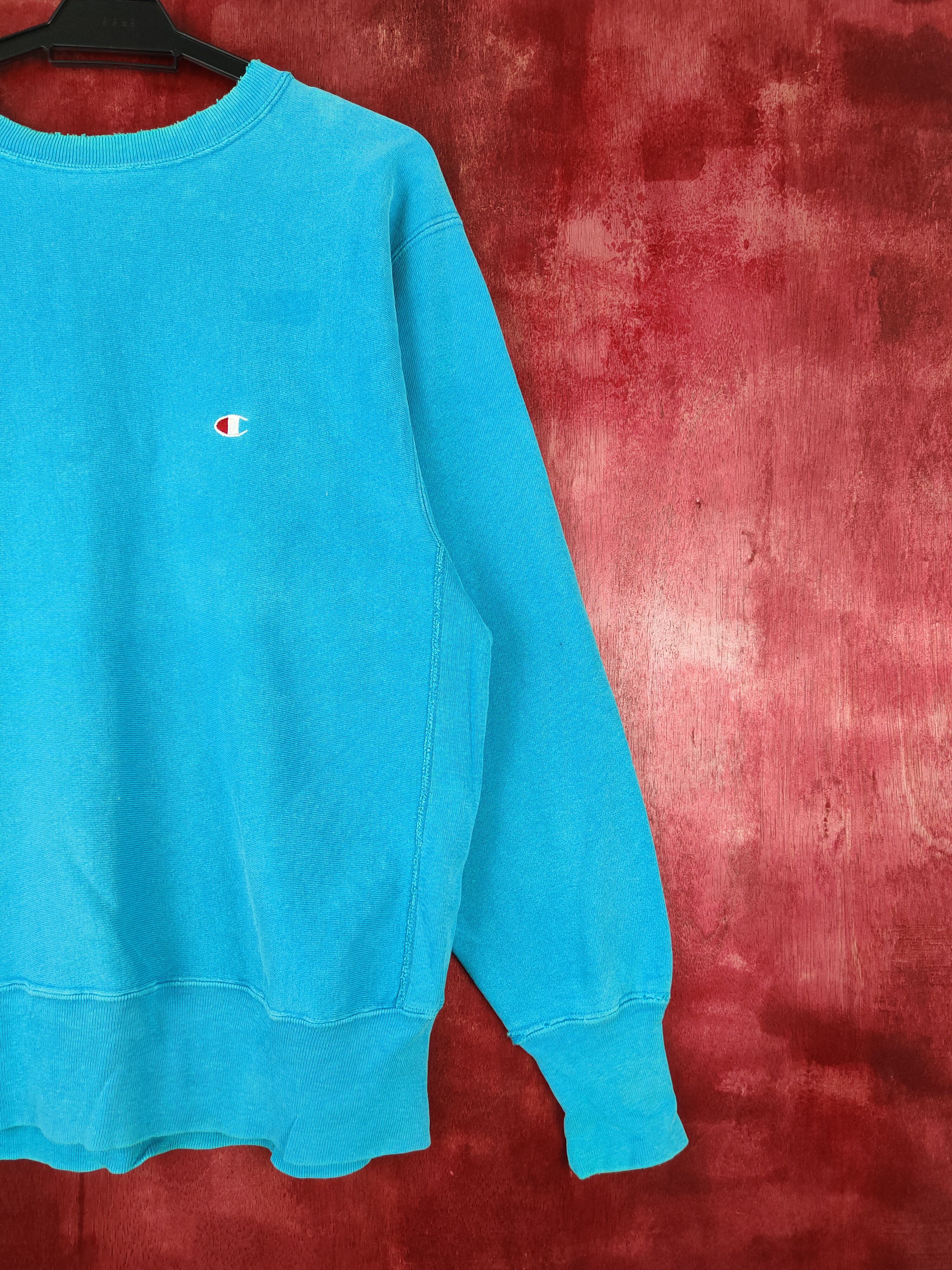 Champion Champion-Reverse Weave Light Blue Sweatshirt #5325 Size US L / EU 52-54 / 3 - 6 Thumbnail