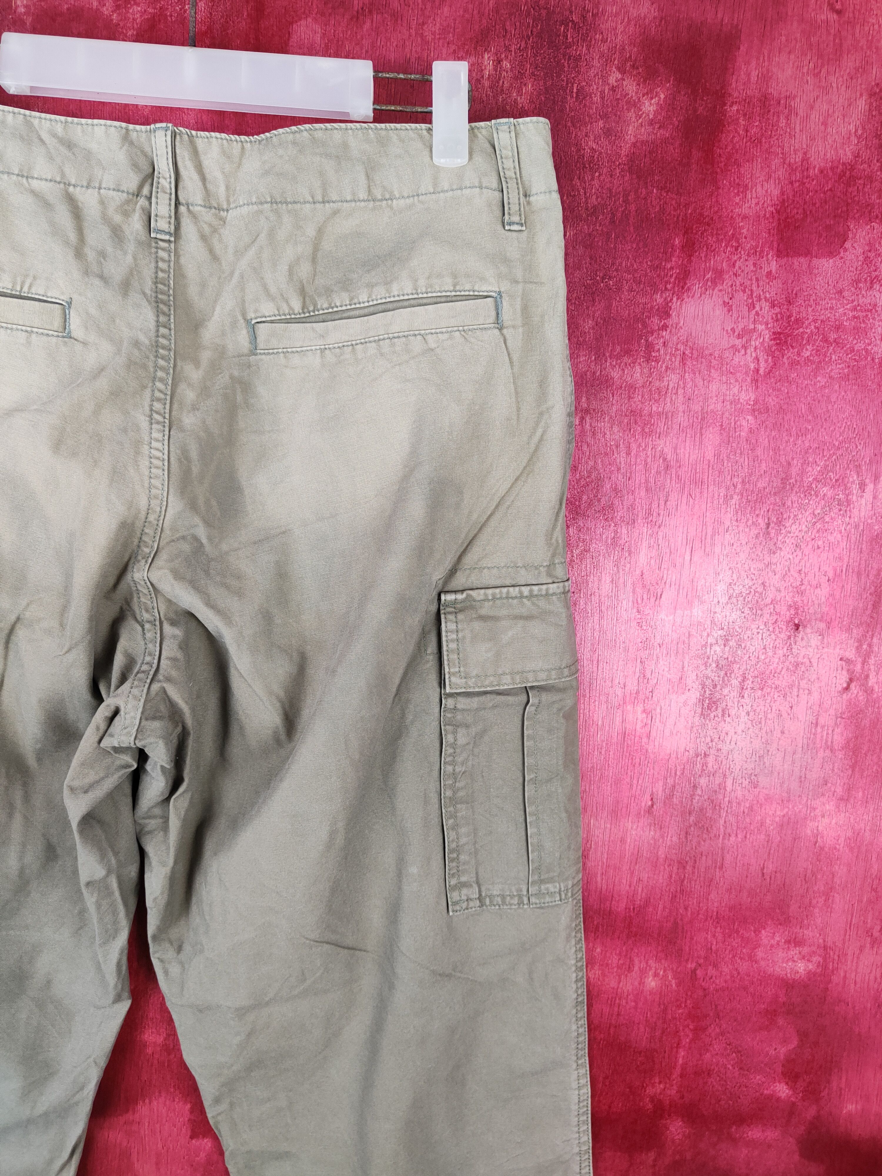 Japanese Brand × Uniqlo Uniqlo Green Multi Pocket Tactical Cargo Pants #5319 Size US 34 / EU 50 - 10 Thumbnail