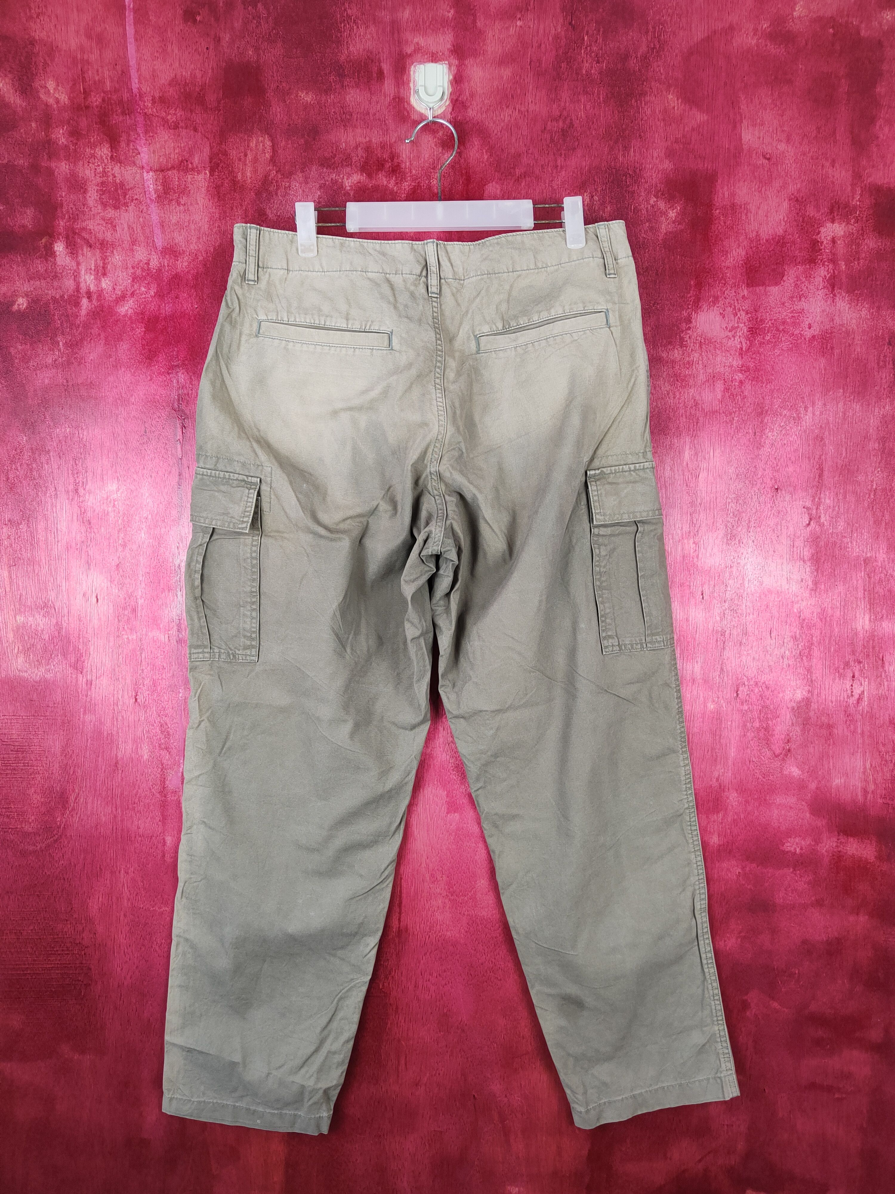 Japanese Brand × Uniqlo Uniqlo Green Multi Pocket Tactical Cargo Pants #5319 Size US 34 / EU 50 - 7 Thumbnail