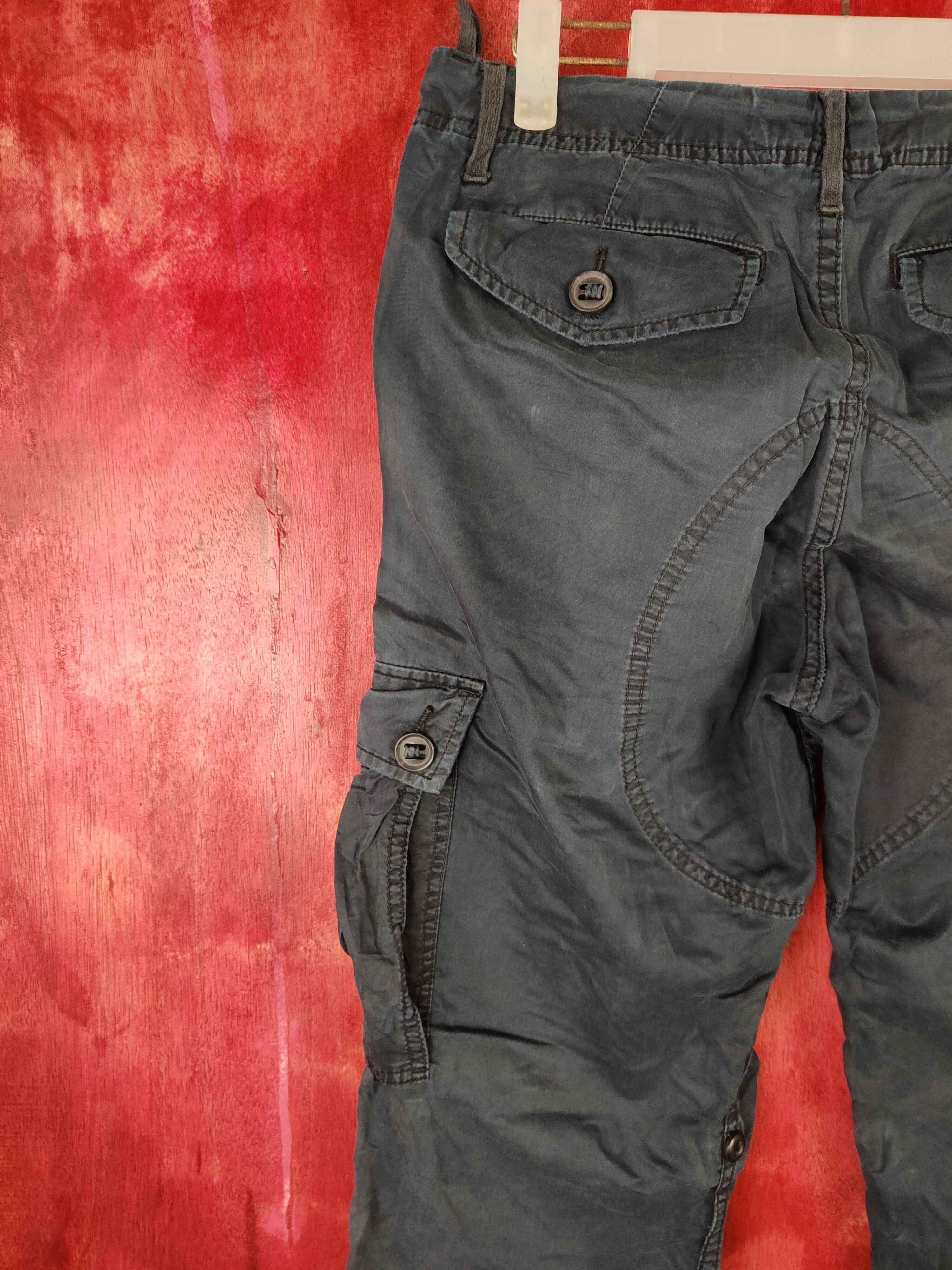 Japanese Brand DL Back Number Multi Pocket Tactical Cargo Pants#5311 Size US 29 - 8 Thumbnail