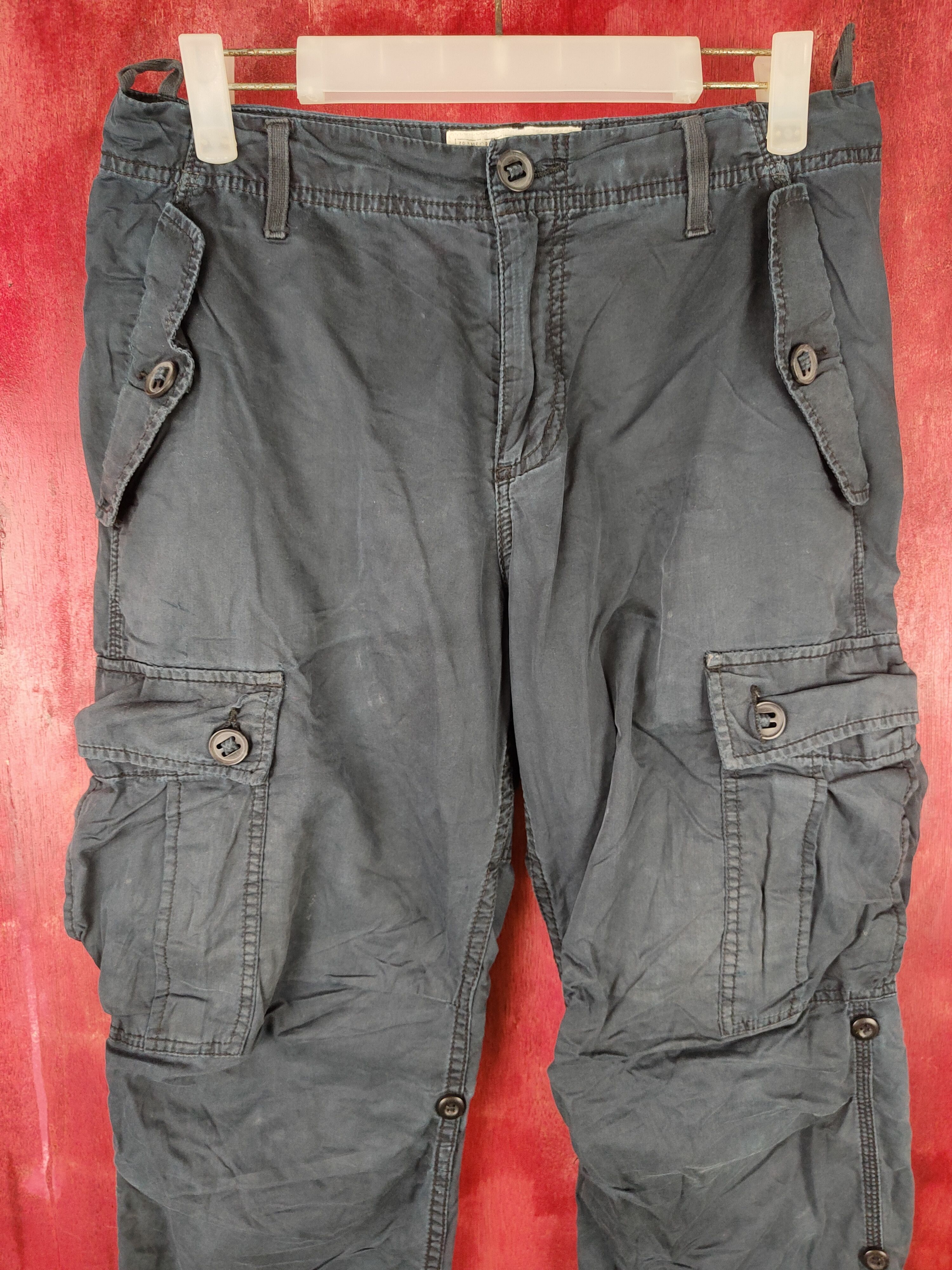 Japanese Brand DL Back Number Multi Pocket Tactical Cargo Pants#5311 Size US 29 - 2 Thumbnail
