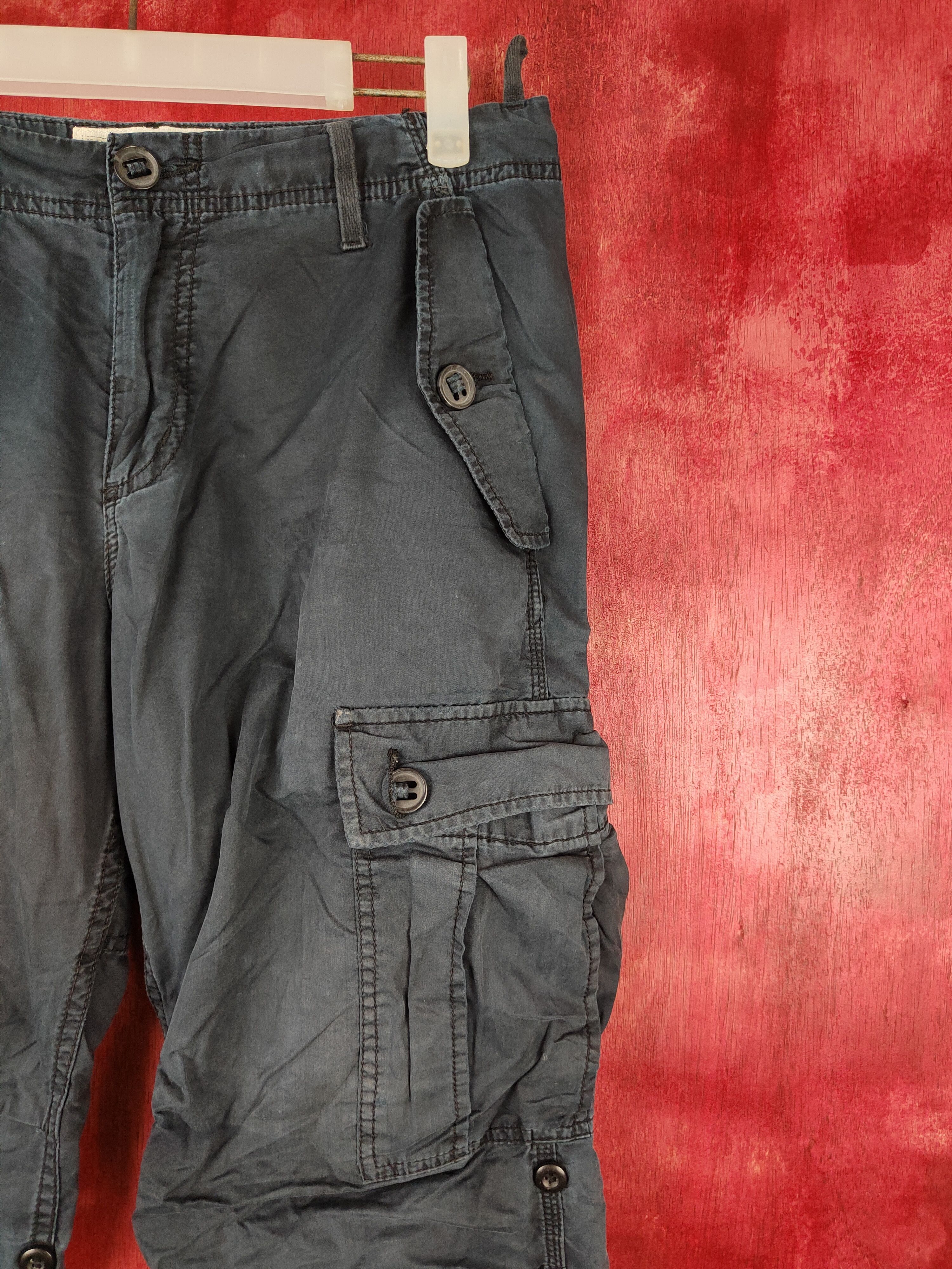 Japanese Brand DL Back Number Multi Pocket Tactical Cargo Pants#5311 Size US 29 - 5 Thumbnail