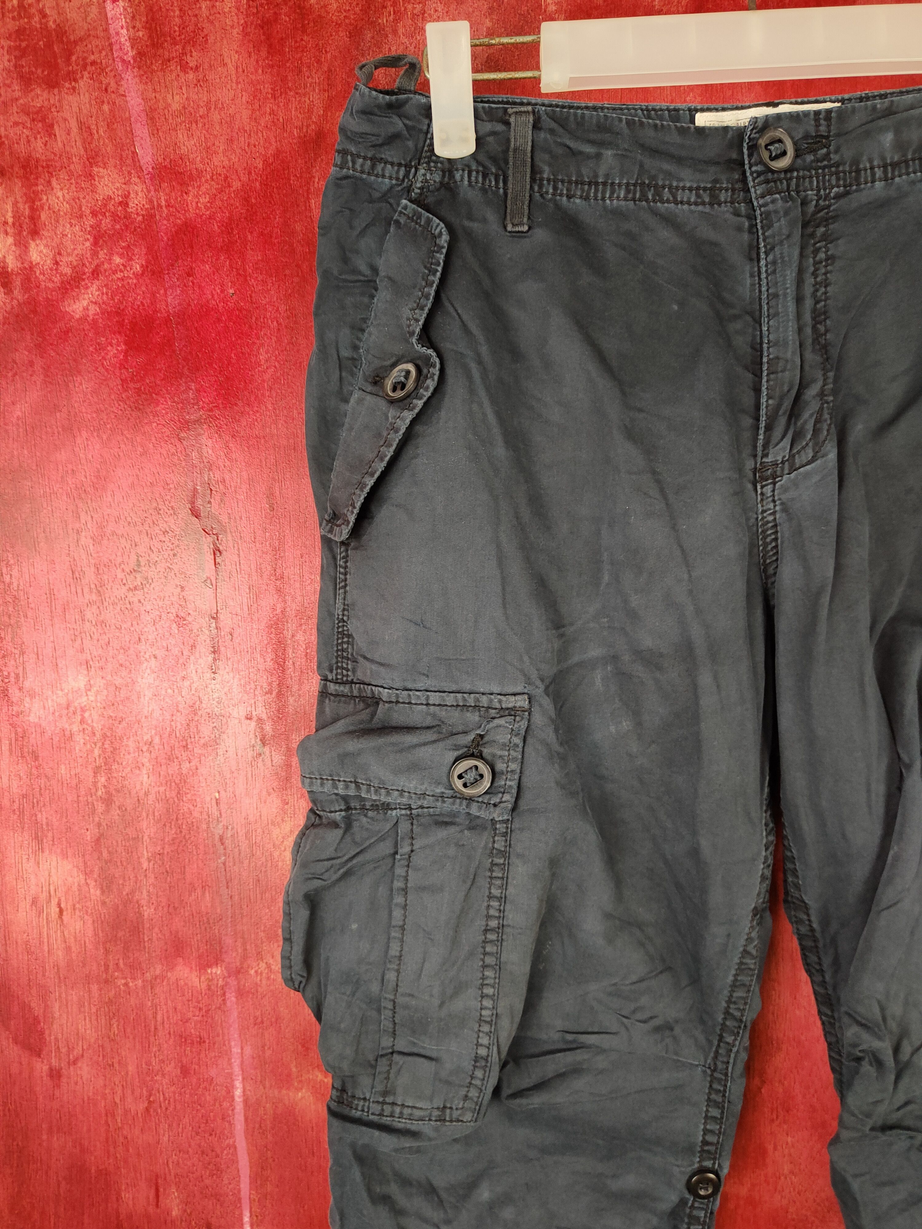 Japanese Brand DL Back Number Multi Pocket Tactical Cargo Pants#5311 Size US 29 - 3 Thumbnail