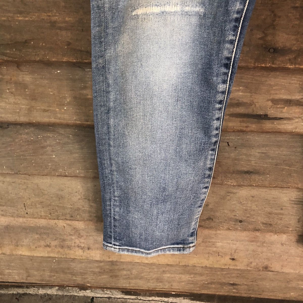 Japanese Brand Uniqlo Jeans distressed vintage Blue Denim Pants #5116 Size US 34 / EU 50 - 6 Thumbnail