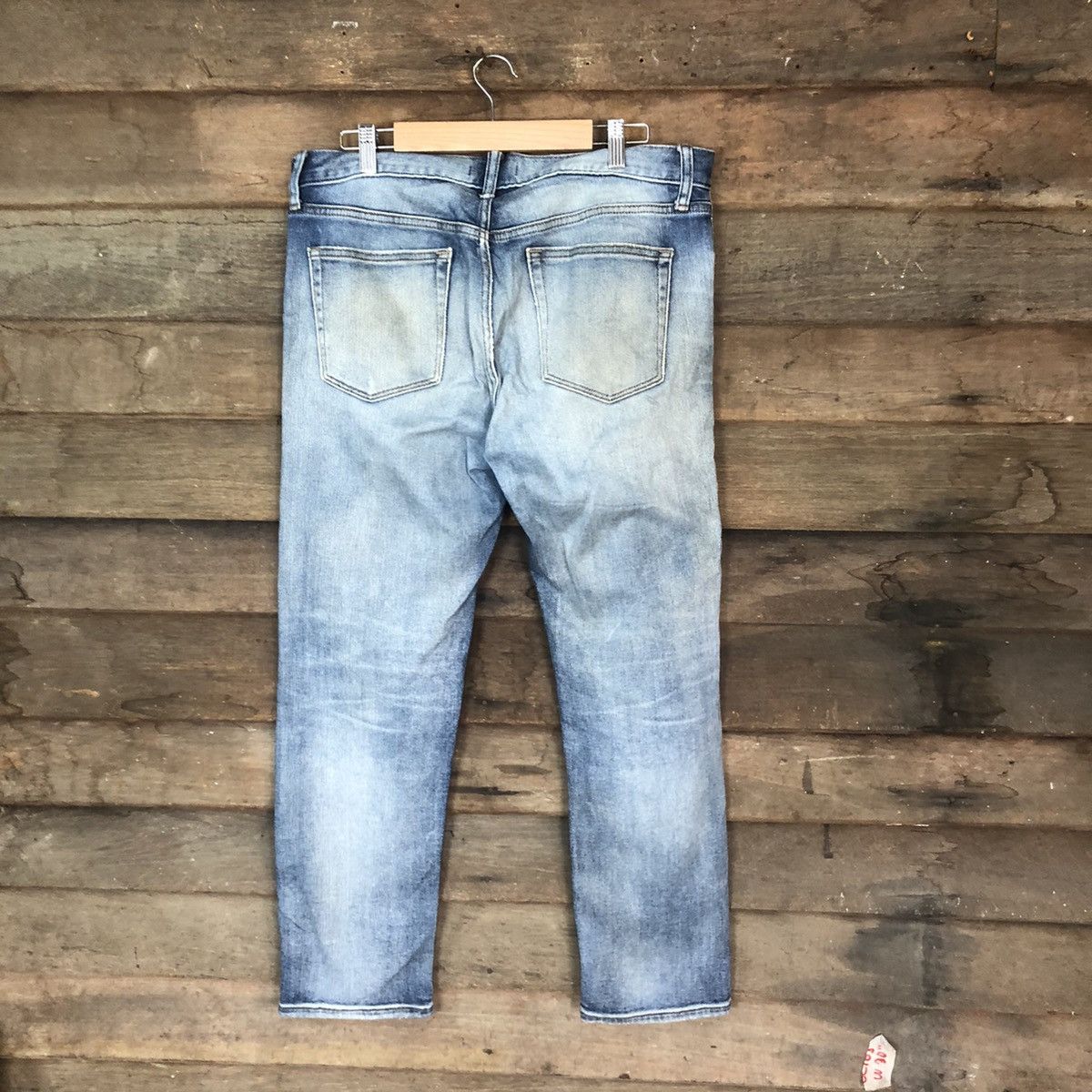 Japanese Brand Uniqlo Jeans distressed vintage Blue Denim Pants #5116 Size US 34 / EU 50 - 12 Thumbnail