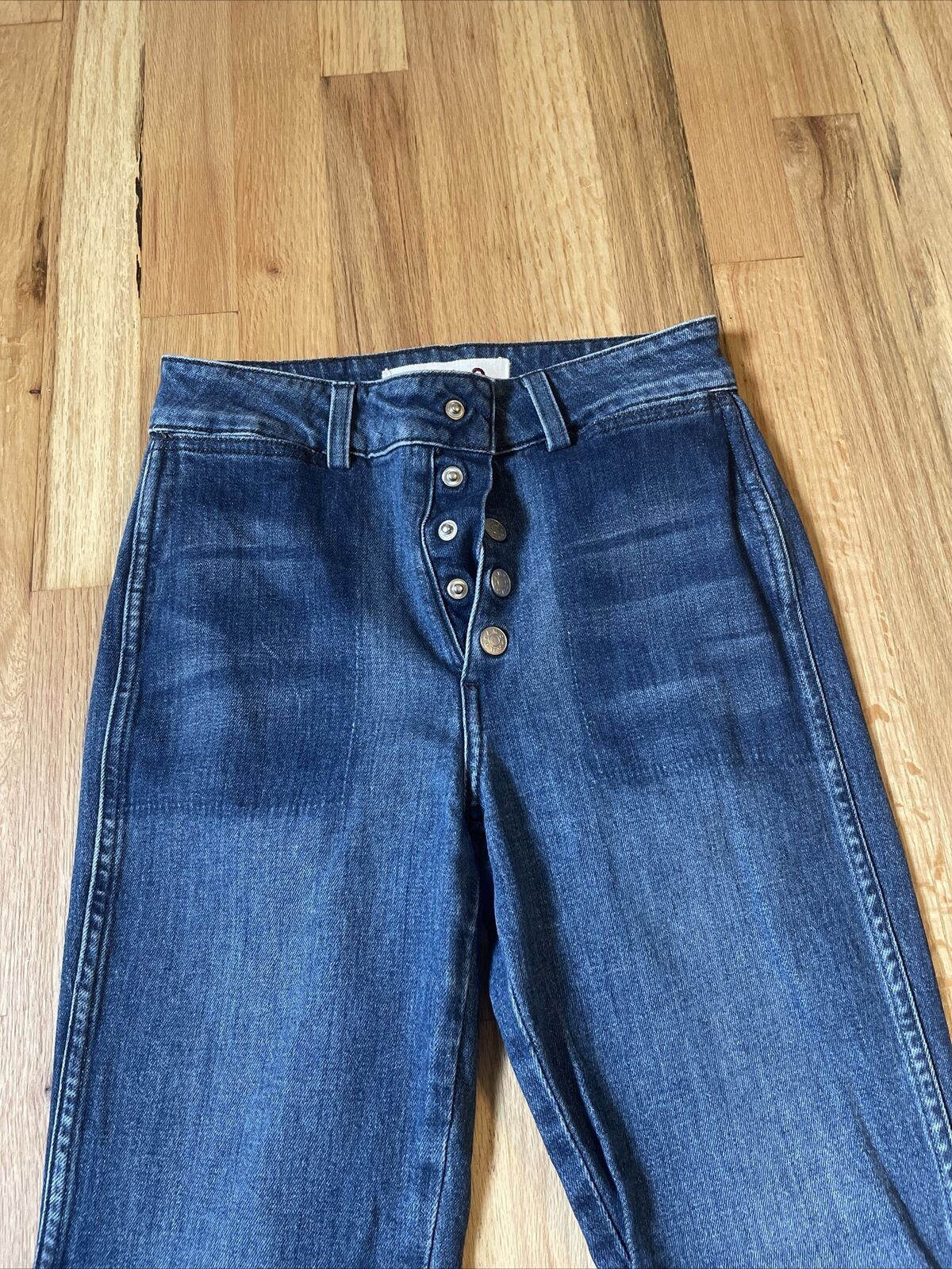 AMO AMO Audrey with snaps high rise jeans $290 Size 25" / US 0 / IT 36 - 4 Thumbnail
