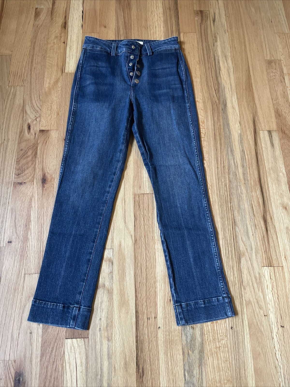 AMO AMO Audrey with snaps high rise jeans $290 Size 25" / US 0 / IT 36 - 2 Thumbnail
