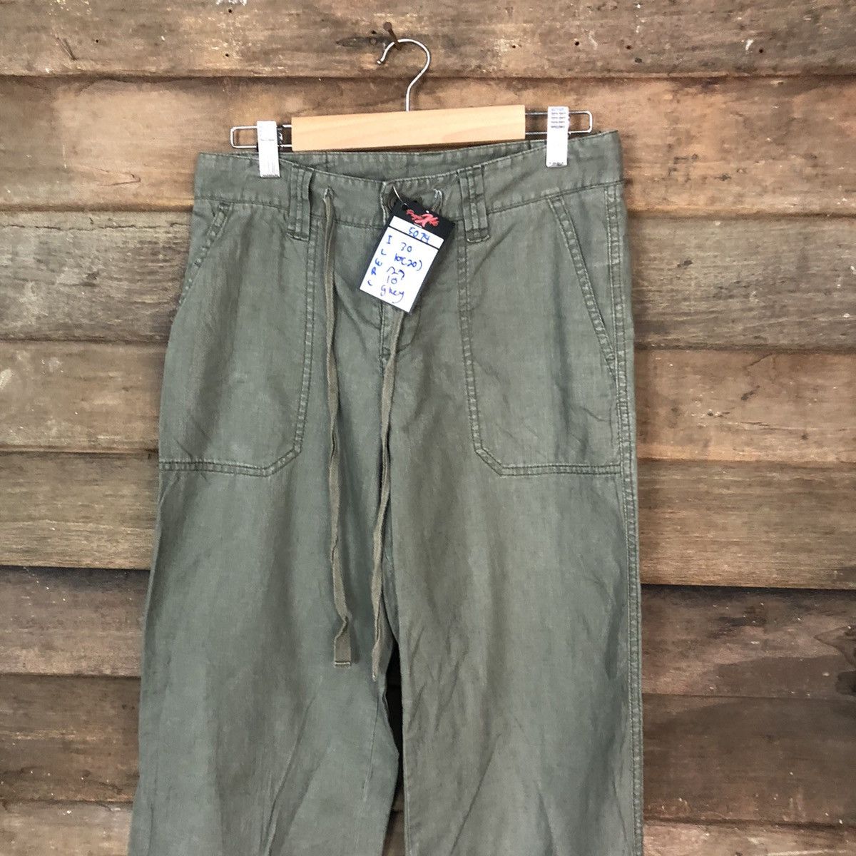 Japanese Brand japan vintage Grey Casual cargo Pants #5074 Size US 26 / EU 42 - 2 Thumbnail