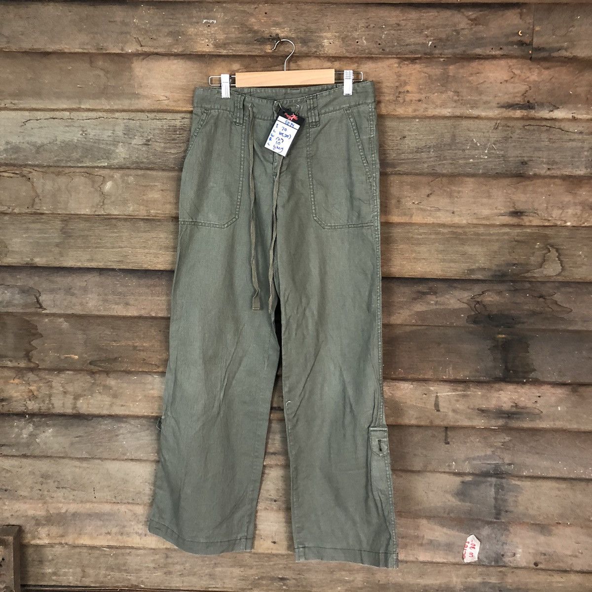 Japanese Brand japan vintage Grey Casual cargo Pants #5074 Size US 26 / EU 42 - 1 Thumbnail