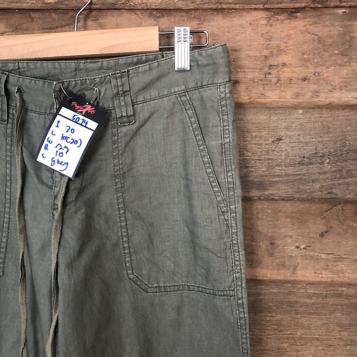 Japanese Brand japan vintage Grey Casual cargo Pants #5074 Size US 26 / EU 42 - 5 Thumbnail