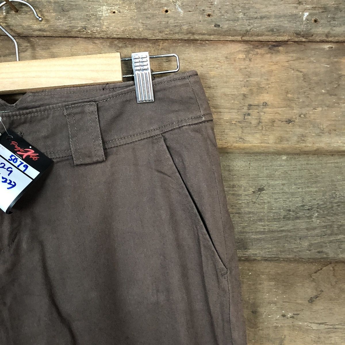 Japanese Brand × Vintage Japan Dark Brown Casual palazo Pants #5079 Size 29" - 5 Thumbnail