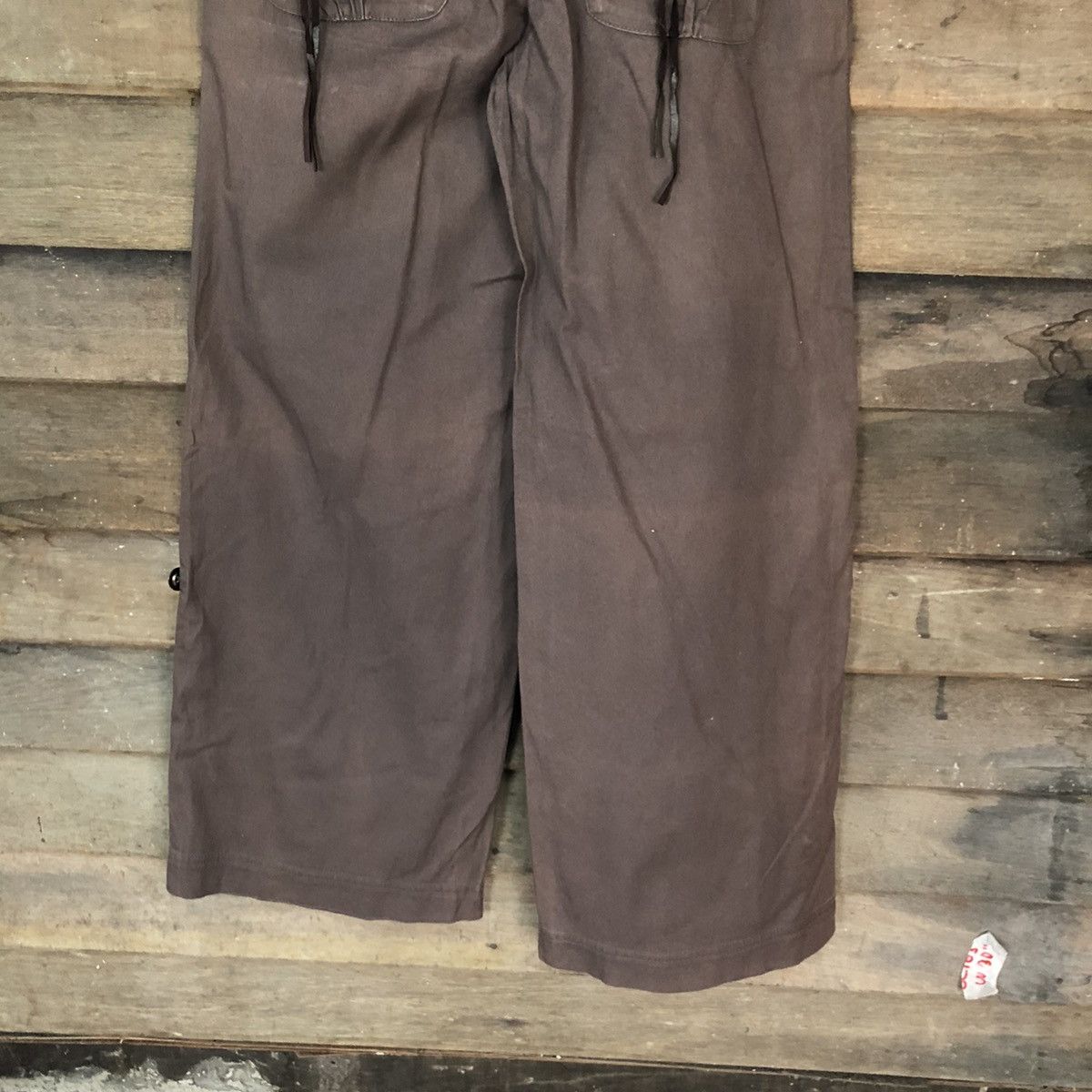 Japanese Brand × Vintage Japan Dark Brown Casual palazo Pants #5079 Size 29" - 11 Thumbnail
