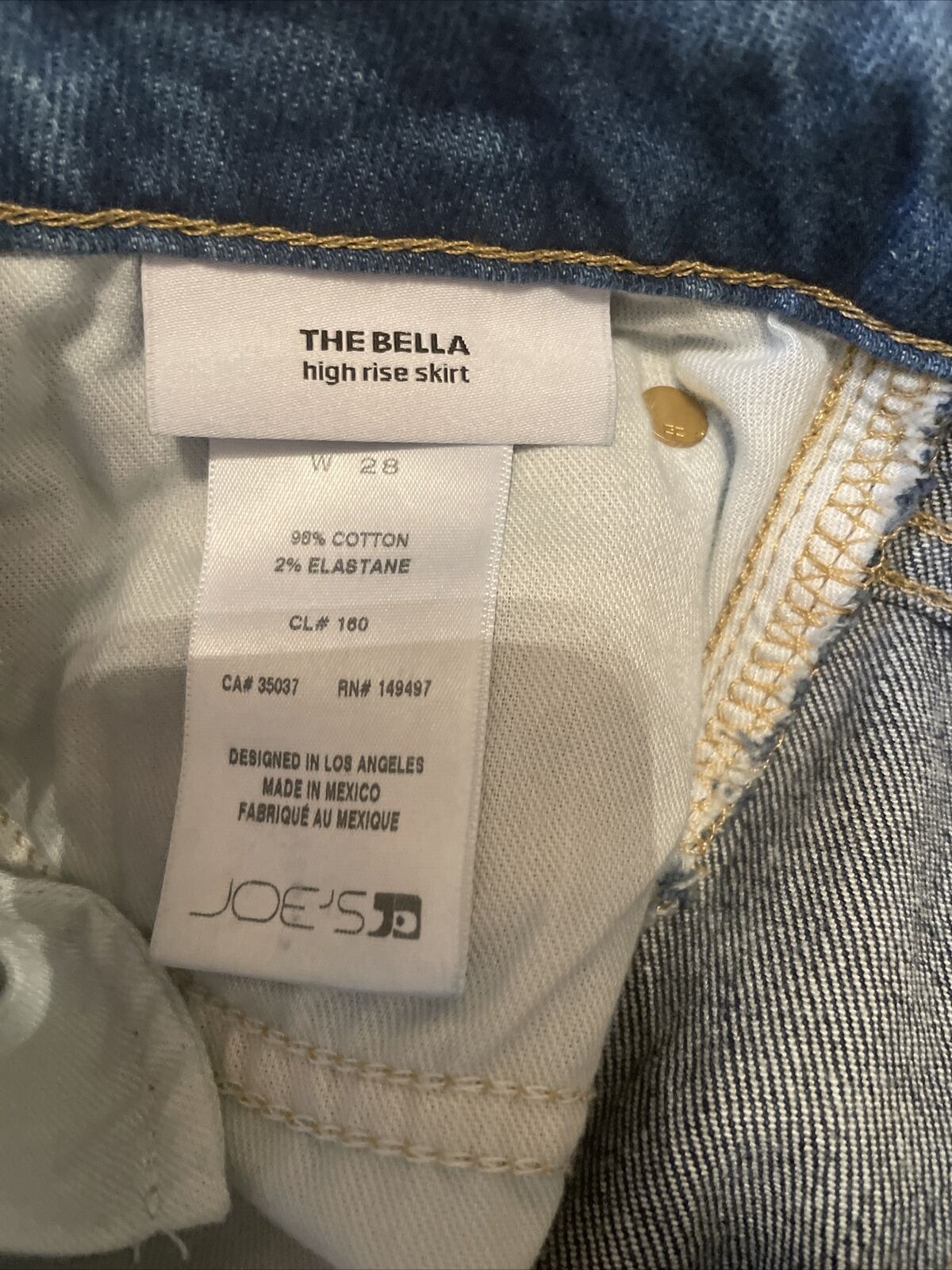 Joe's Joe's Jeans The Bella Two Tone Denim Skirt NWT $178 Size 28" / US 6 / IT 42 - 8 Thumbnail