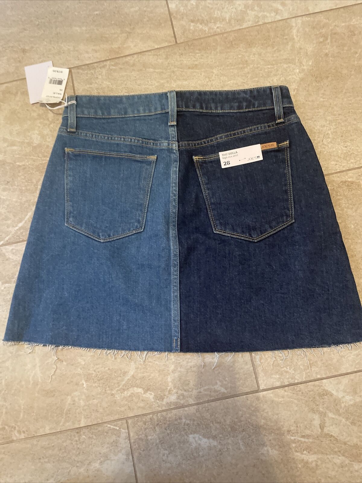 Joe's Joe's Jeans The Bella Two Tone Denim Skirt NWT $178 Size 28" / US 6 / IT 42 - 5 Thumbnail