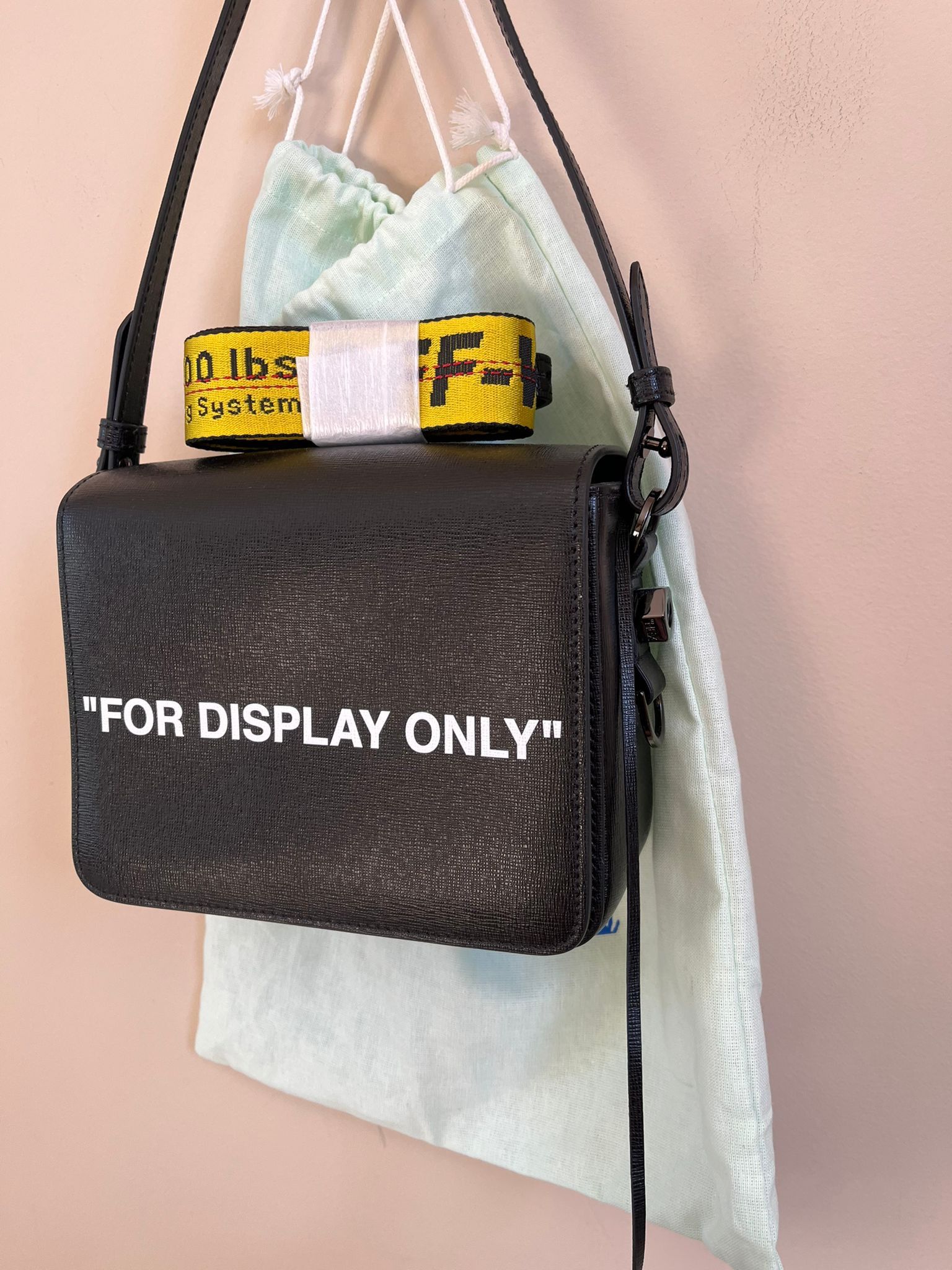 Off-White Virgil Paris For Display Only Binder Clip Bag in Black Size ONE SIZE - 6 Thumbnail