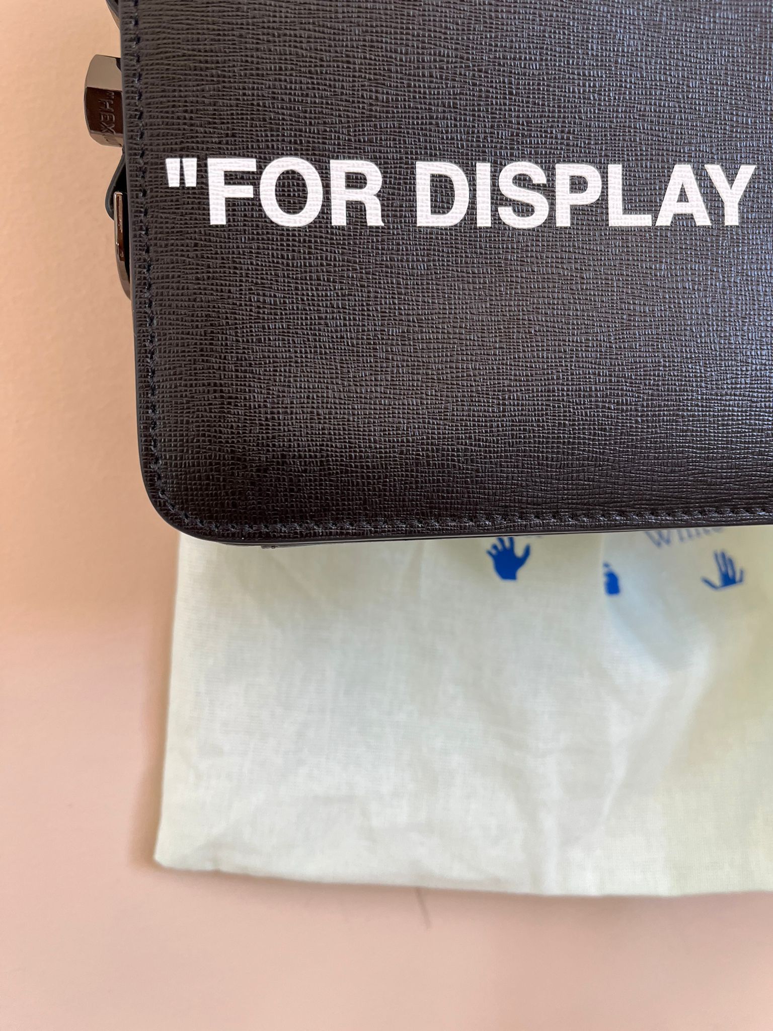 Off-White Virgil Paris For Display Only Binder Clip Bag in Black Size ONE SIZE - 5 Thumbnail