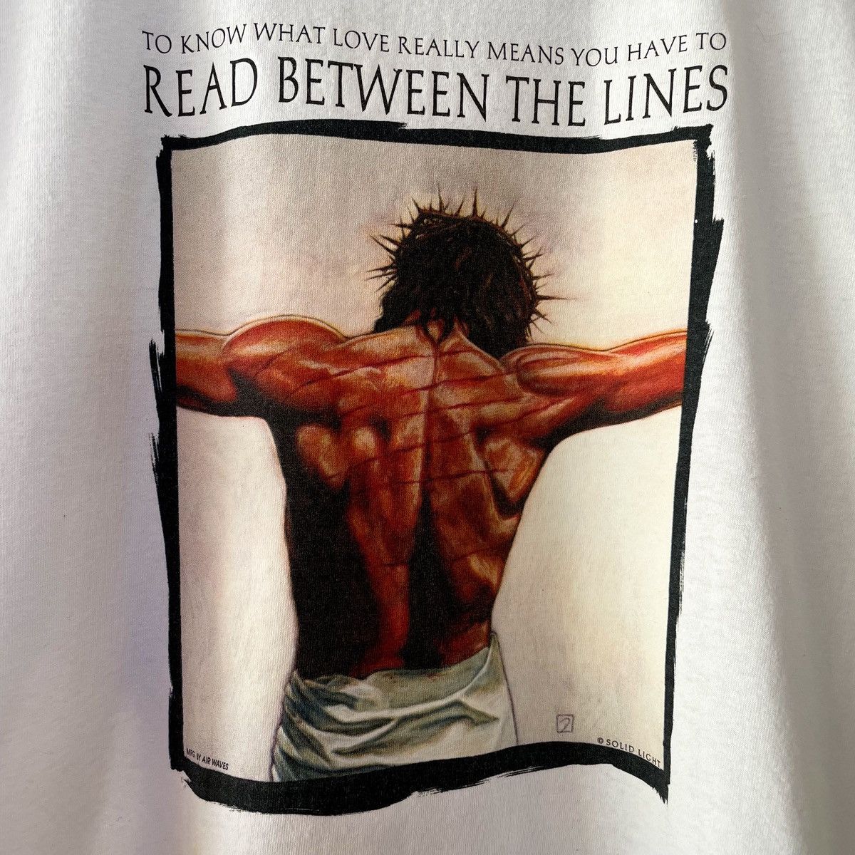 Vintage Rare Vintage 90’s Mfg. by Air Waves Jesus Christ Solid Light Size US XL / EU 56 / 4 - 2 Thumbnail