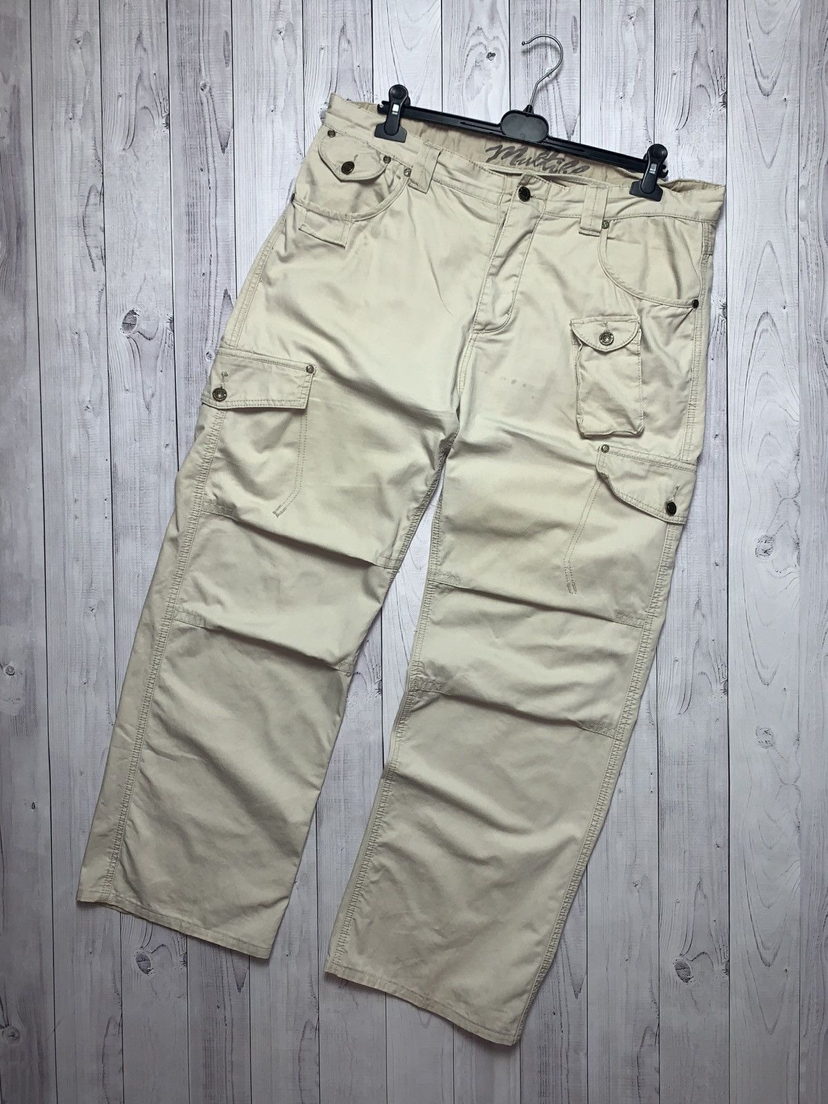 Vintage Vintage multi pocket cargo pants rare size 34 Size US 34 / EU 50 - 4 Thumbnail