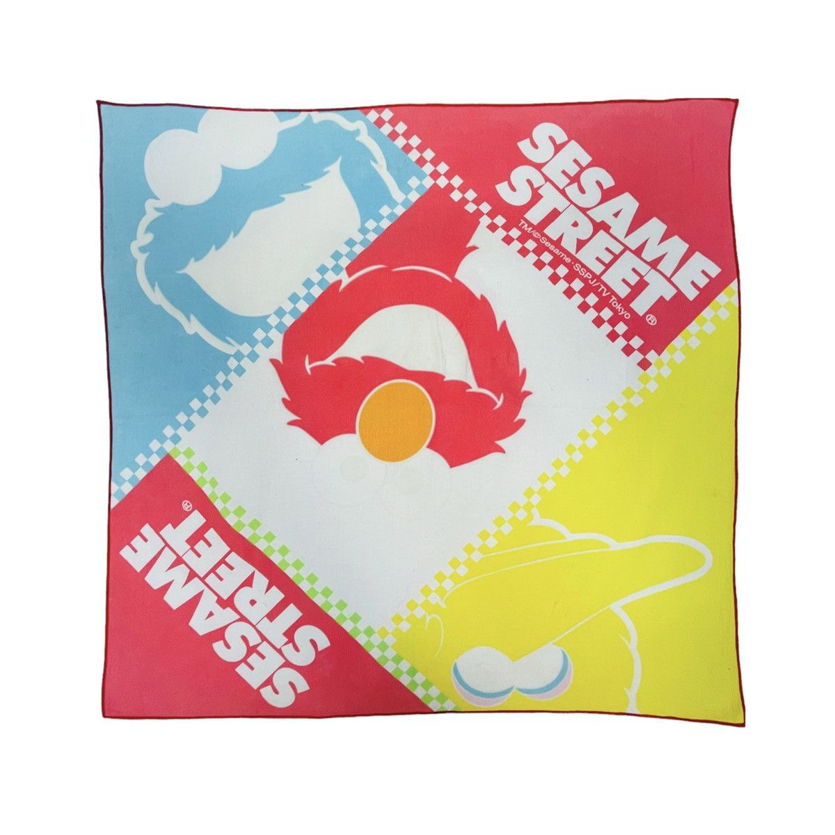 SESAME STREET BANDANA HANDKERCHIEF NECKERCHIEF SCARF