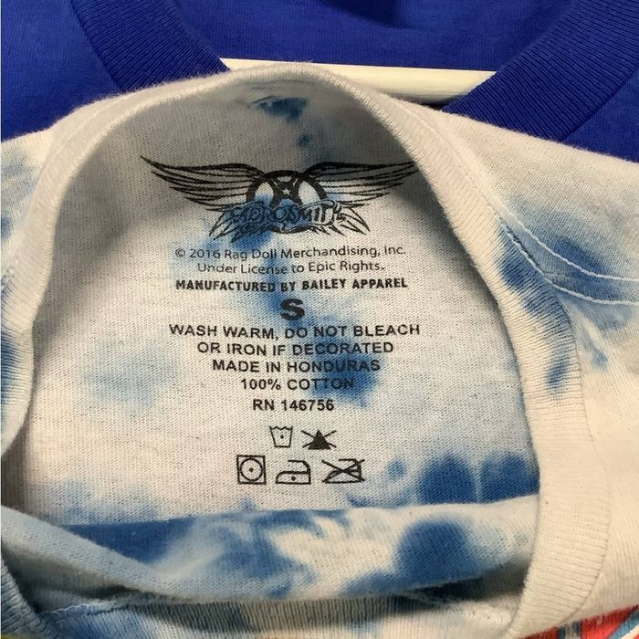 aerosmith tie dye shirt