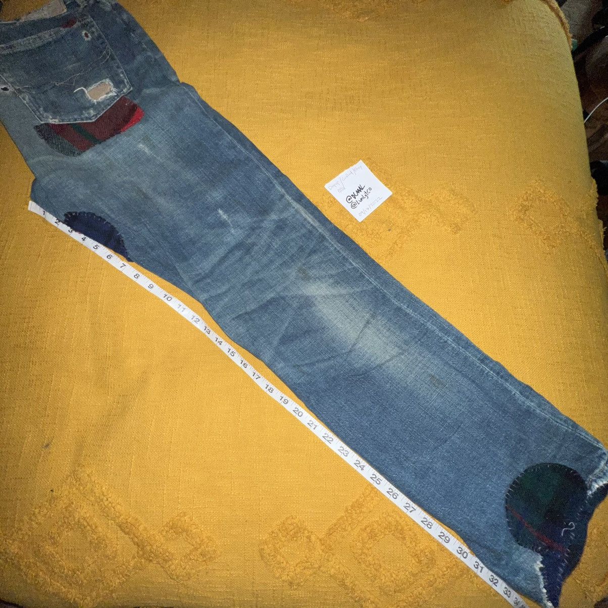 Polo Ralph Lauren Ralph Lauren Patchwork Lumber Jack Flannel Jeans Size 34x34 Size US 34 / EU 50 - 4 Thumbnail