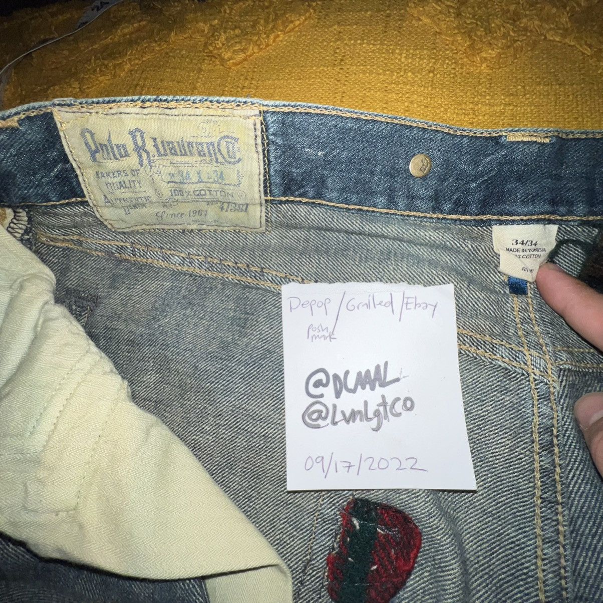 Polo Ralph Lauren Ralph Lauren Patchwork Lumber Jack Flannel Jeans Size 34x34 Size US 34 / EU 50 - 8 Thumbnail